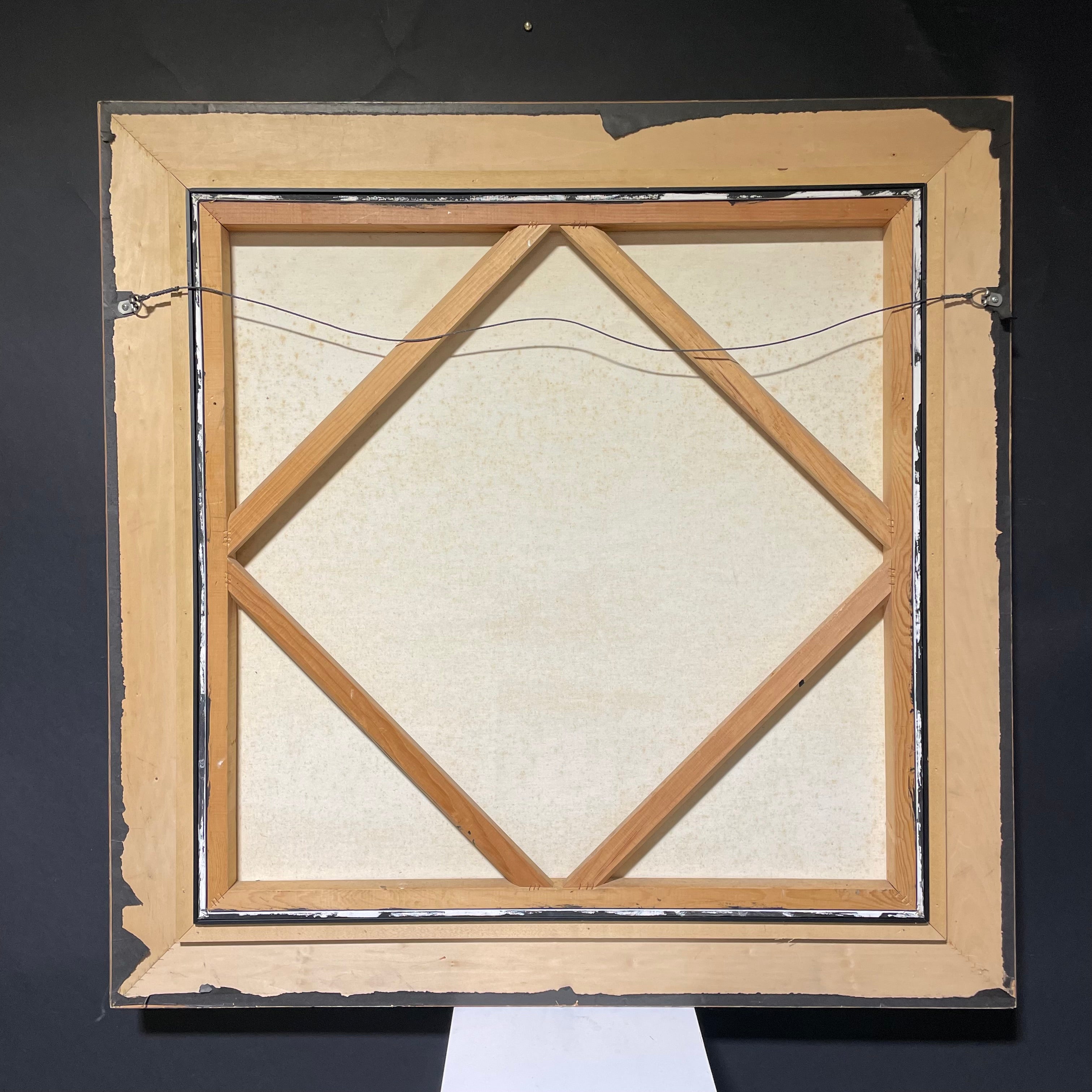 RKB Signed/ Dated Original Landscape On Framed Canvas 45 1/2" x 45 1/2"