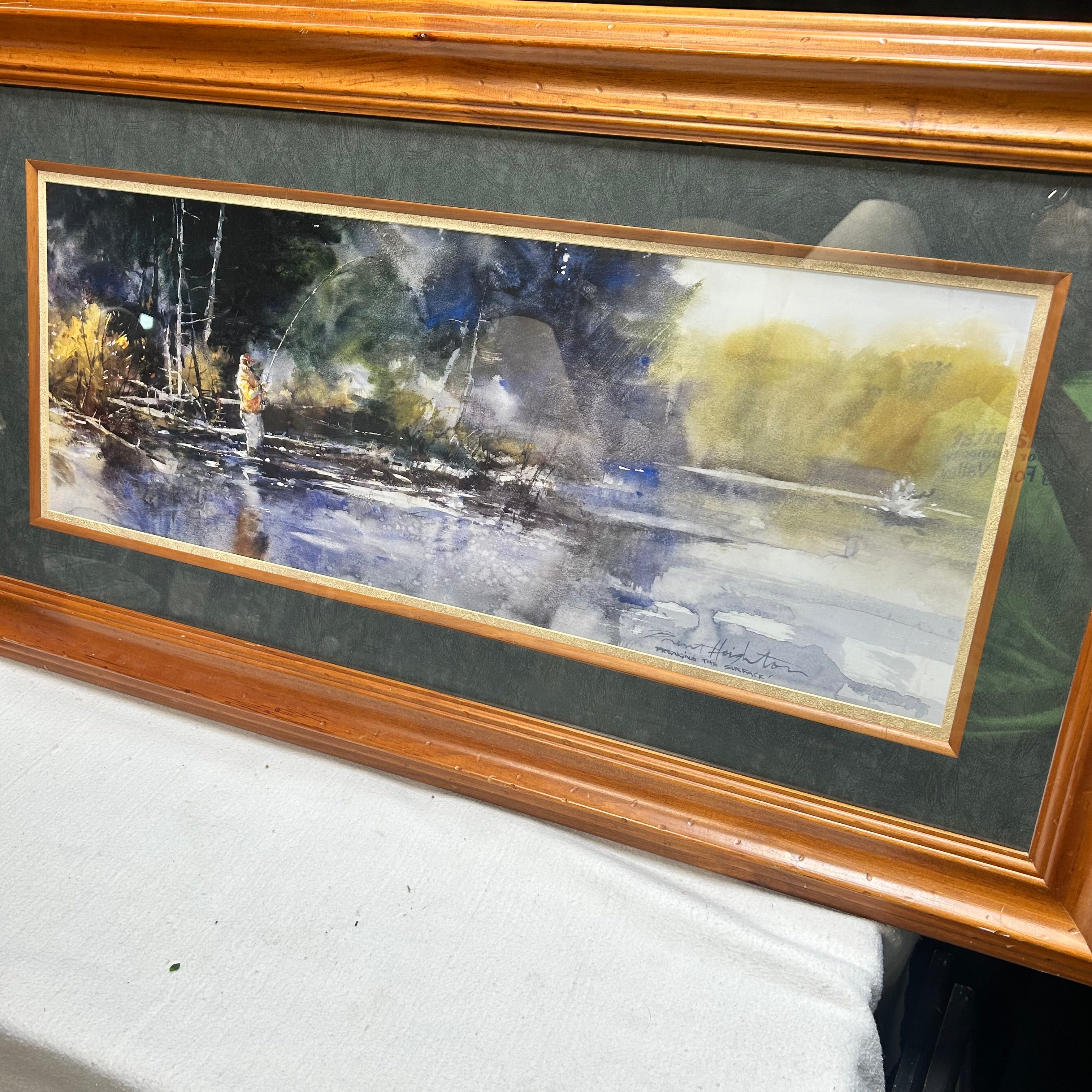 Brent Heighton "Breaking The Surface" Lithograph 46"x 25"