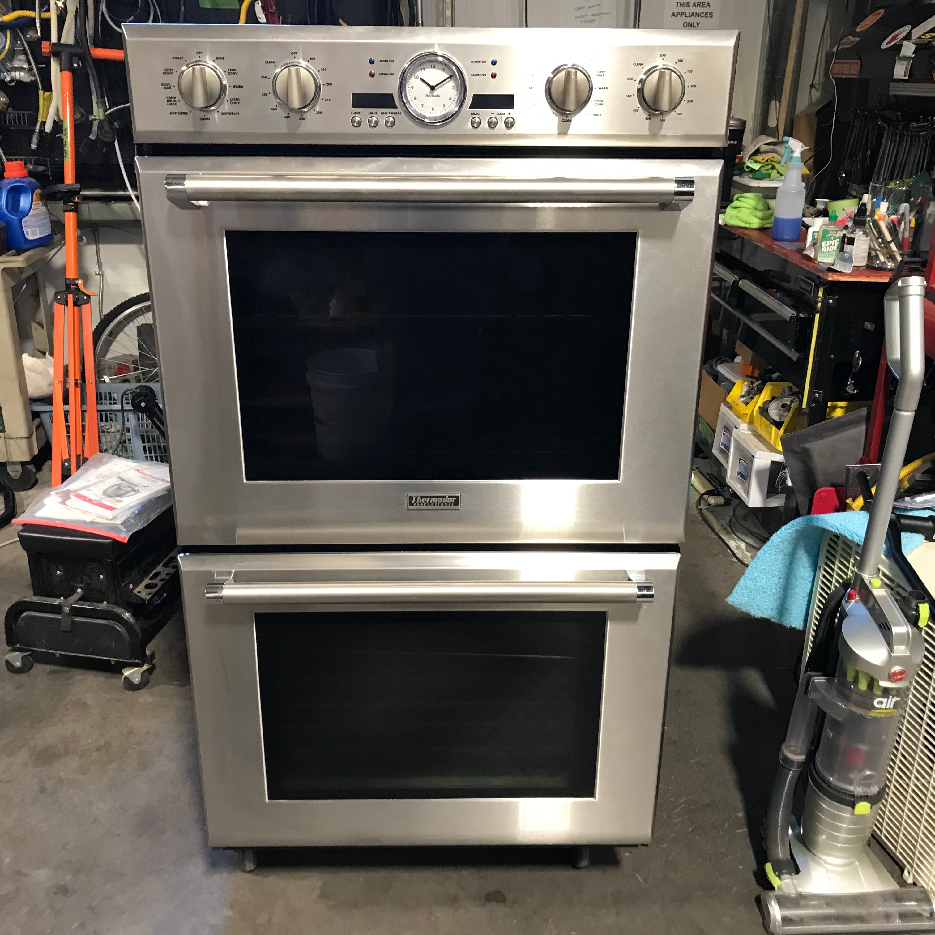 Thermador Podc 302 Stainless Steel Double Oven, Wall Oven 30"x 25"x 52"
