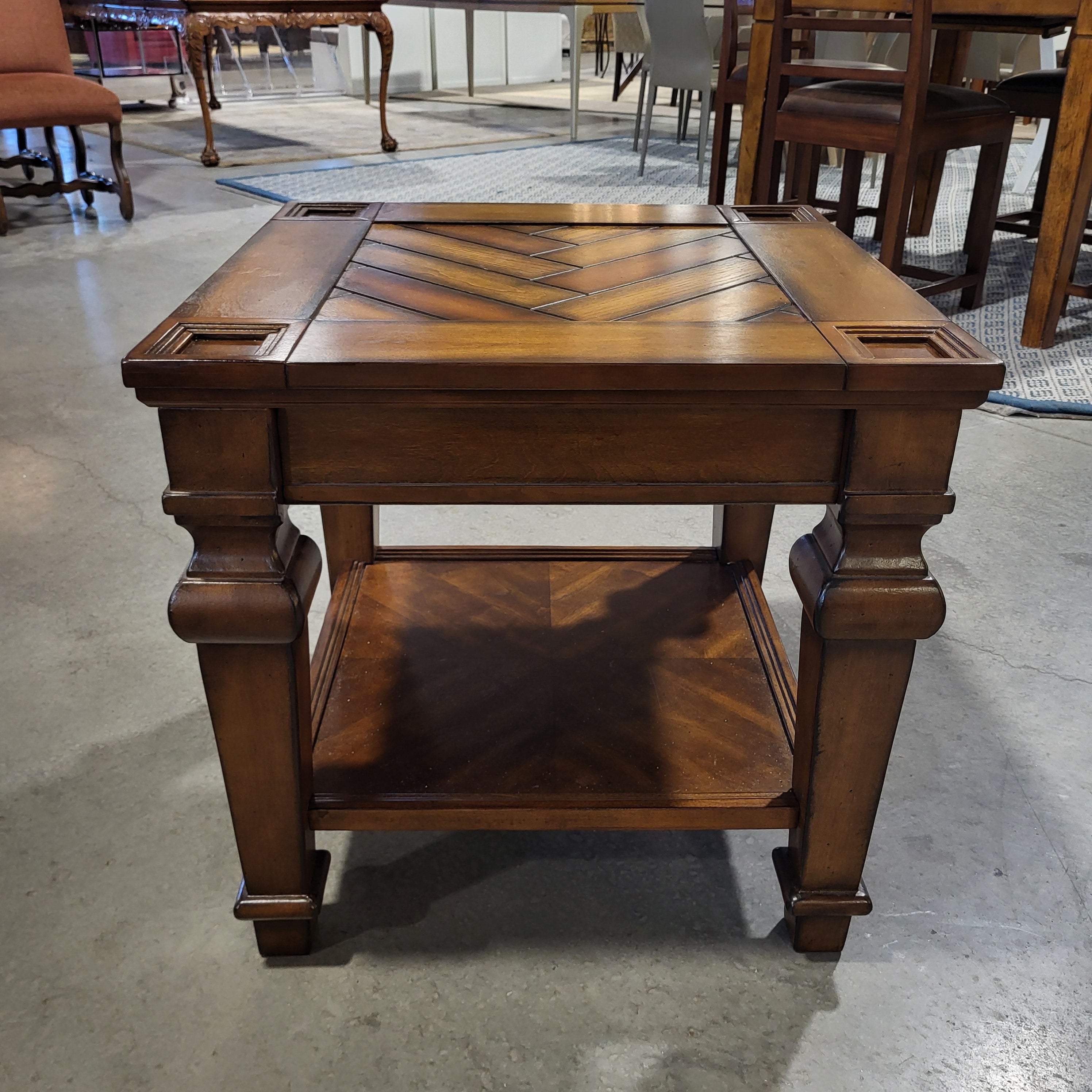 Ashley Furniture Wisteria Square End Table 26"x 26"x 25"