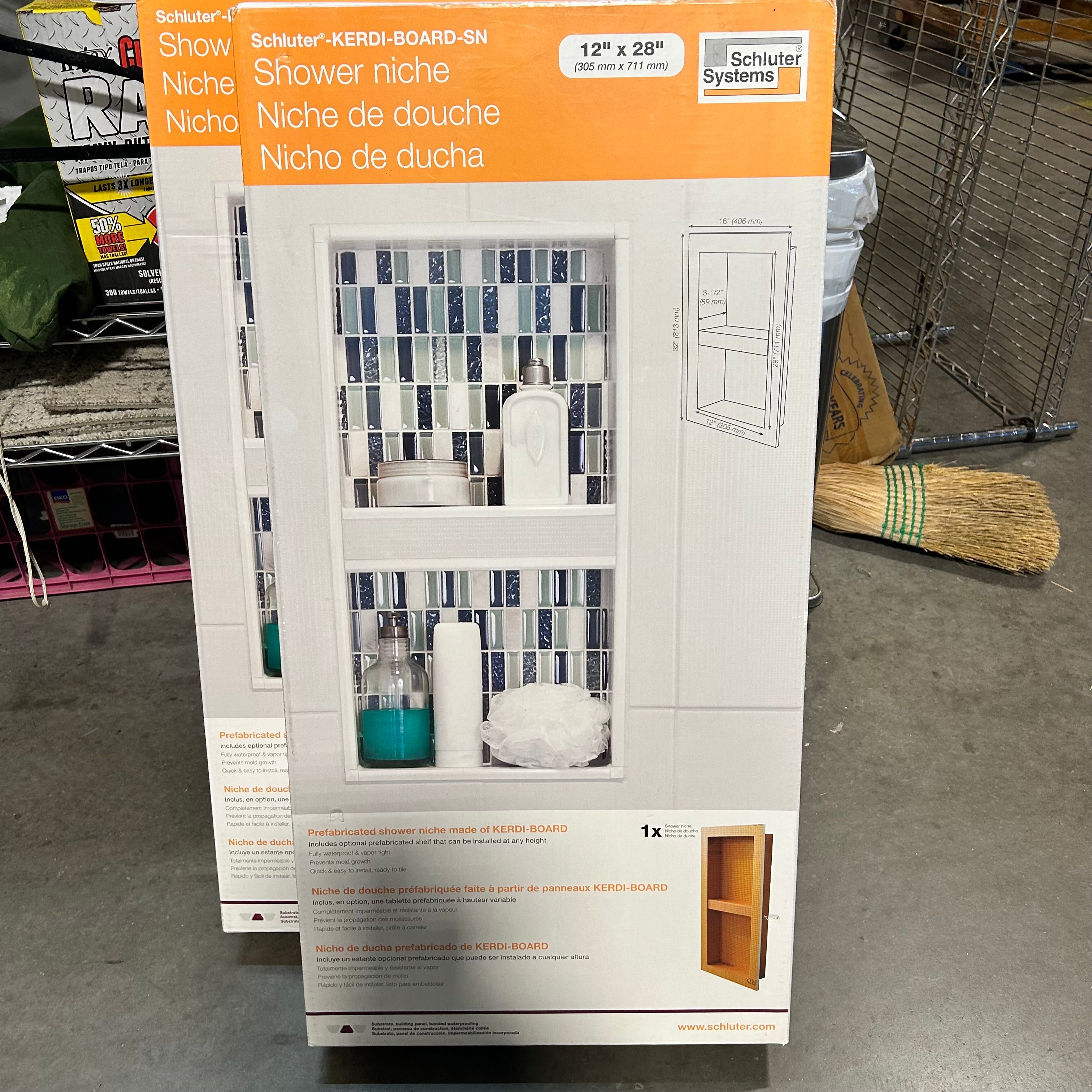 Schluter Systems 12"x 28" Shower Niche