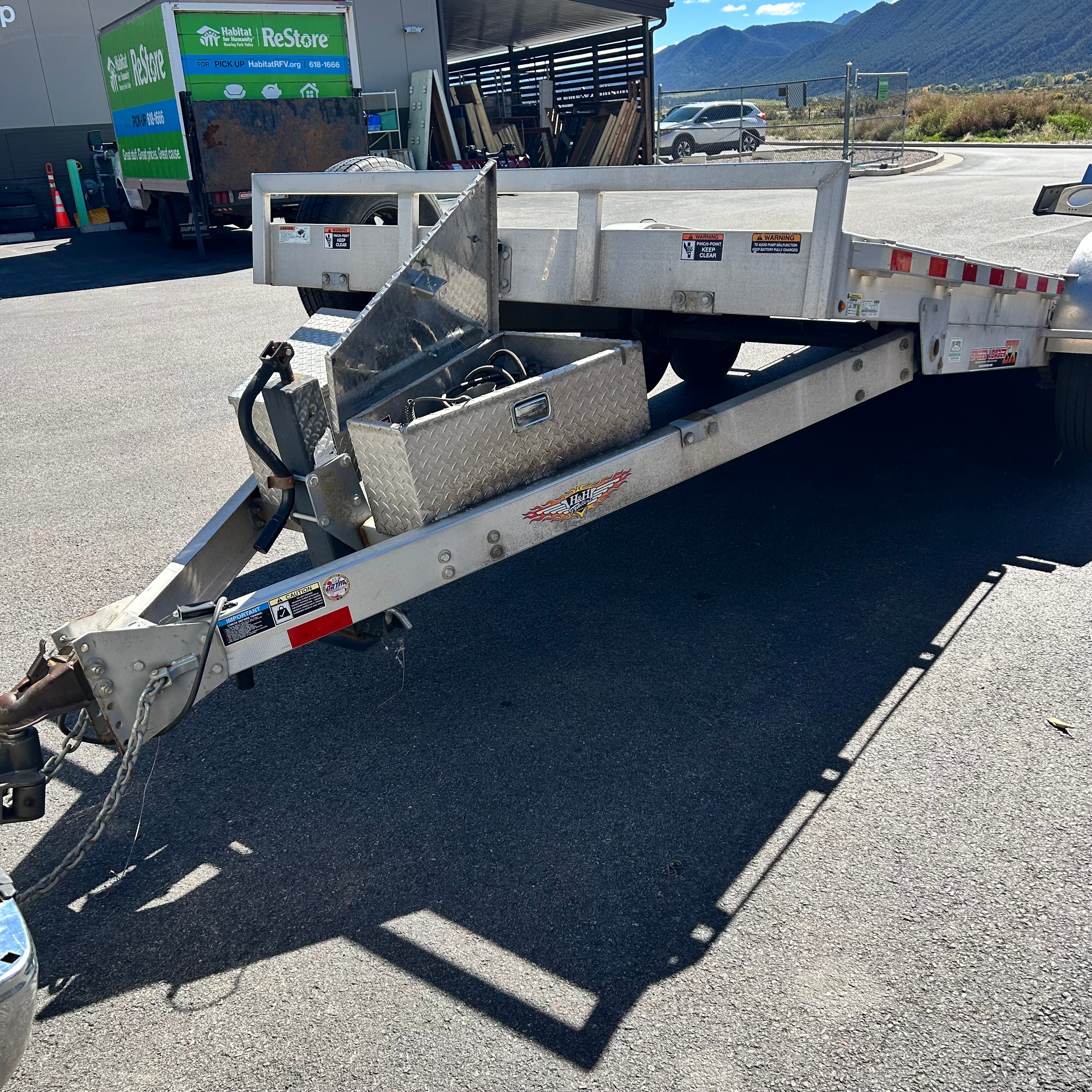 2022 25 ft. Total - 20' Deck Aluminum Tilt Speed Loader EX Car Hauler Trailer