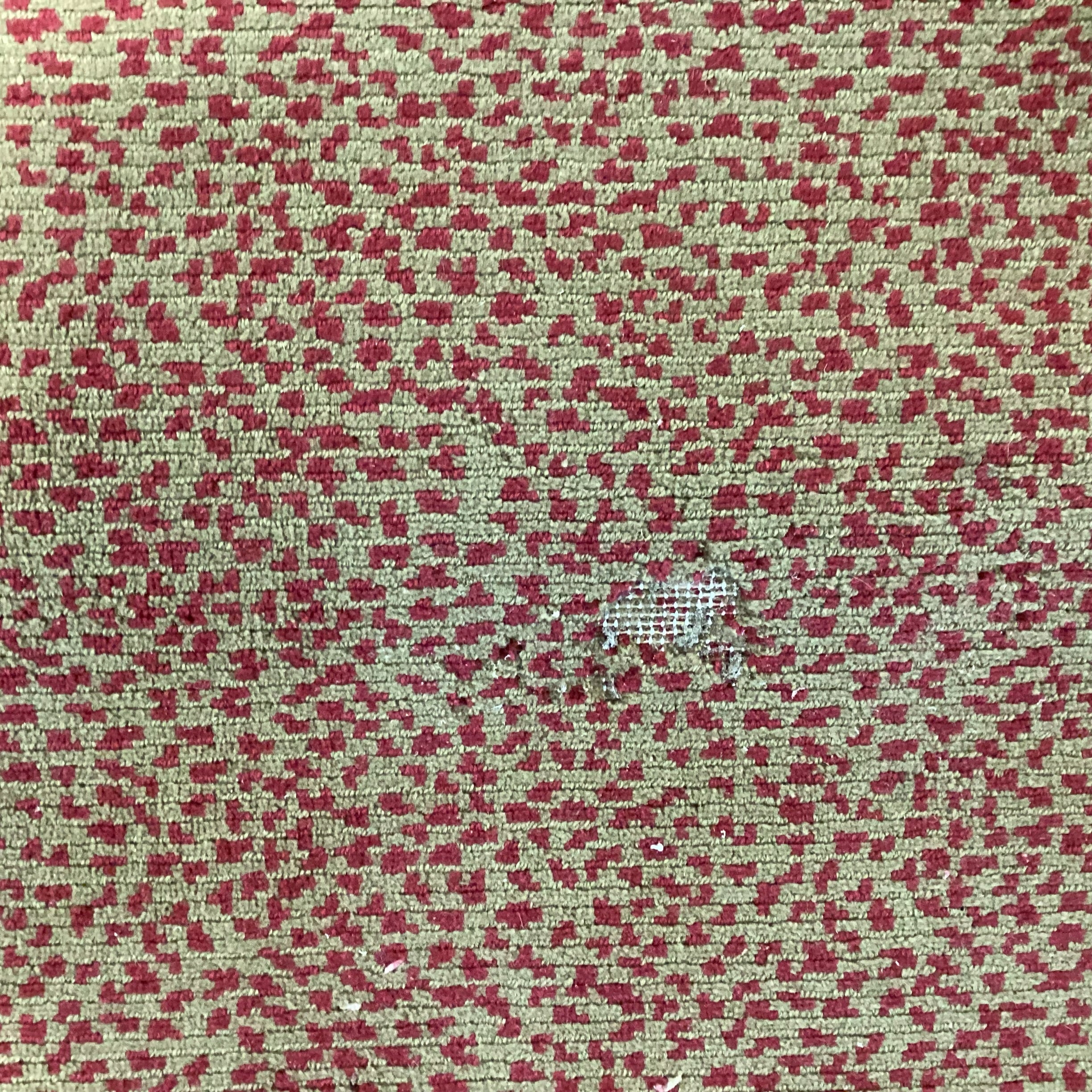 Stark Custom Carpets Gold & Red Animal Print Wool with Border Rug 13'1"x 17'