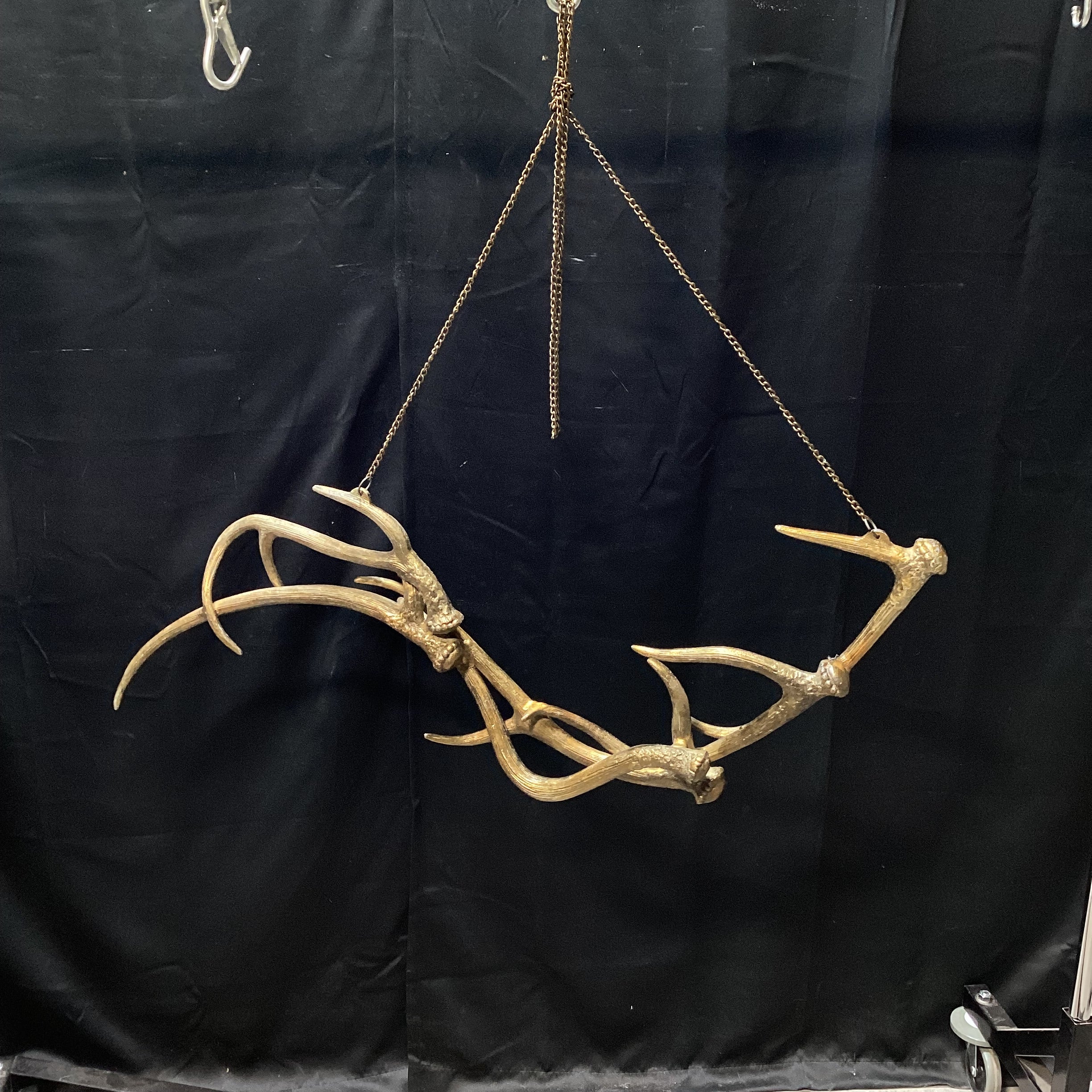 Faux Antler Aluminum Cast Hanging Art (2) 43" x 65"