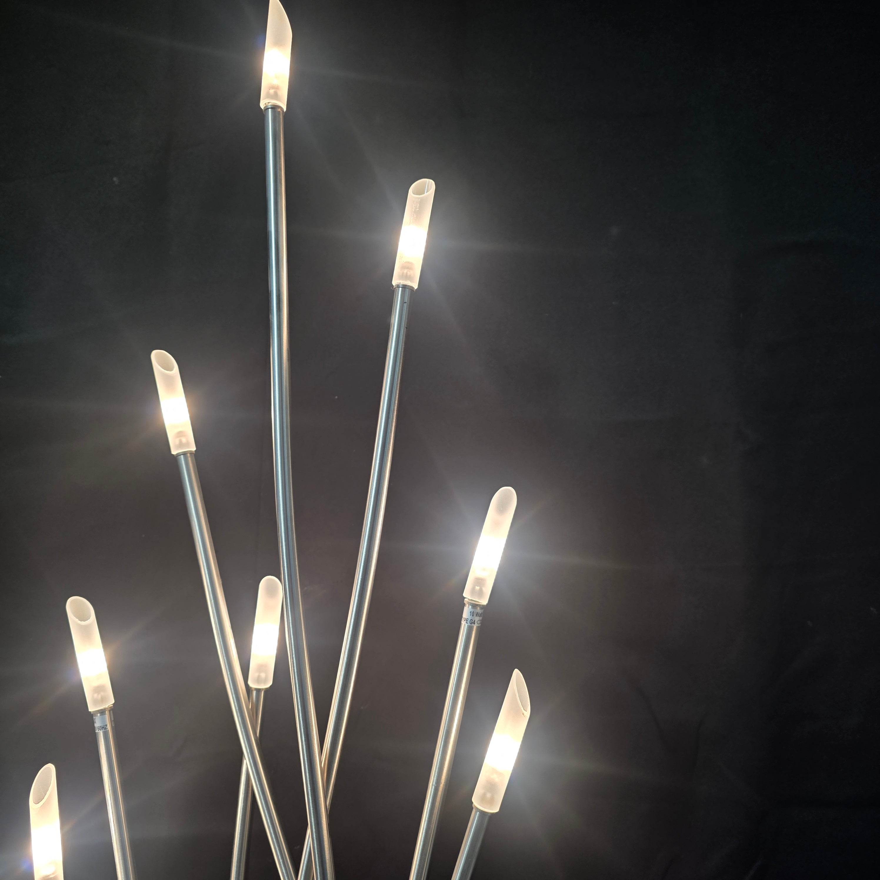 Modern "Tree" Floor Lamp Nine Lights with Dimmer Switch 10"x7.5"x58"
