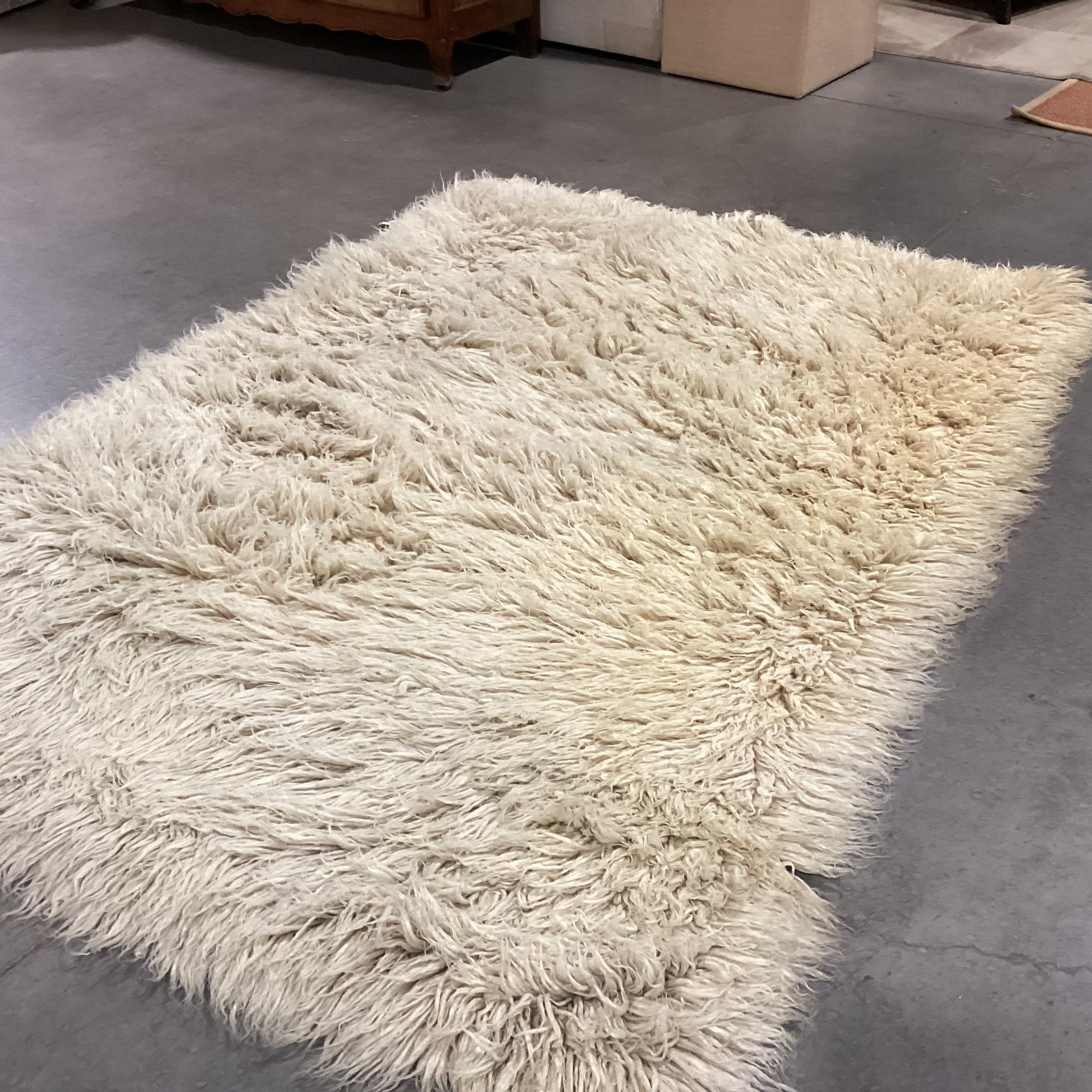 Kokkinos Flokati New Zealand Virgin Sheeps Wool Rug 5'6"x 7'6"