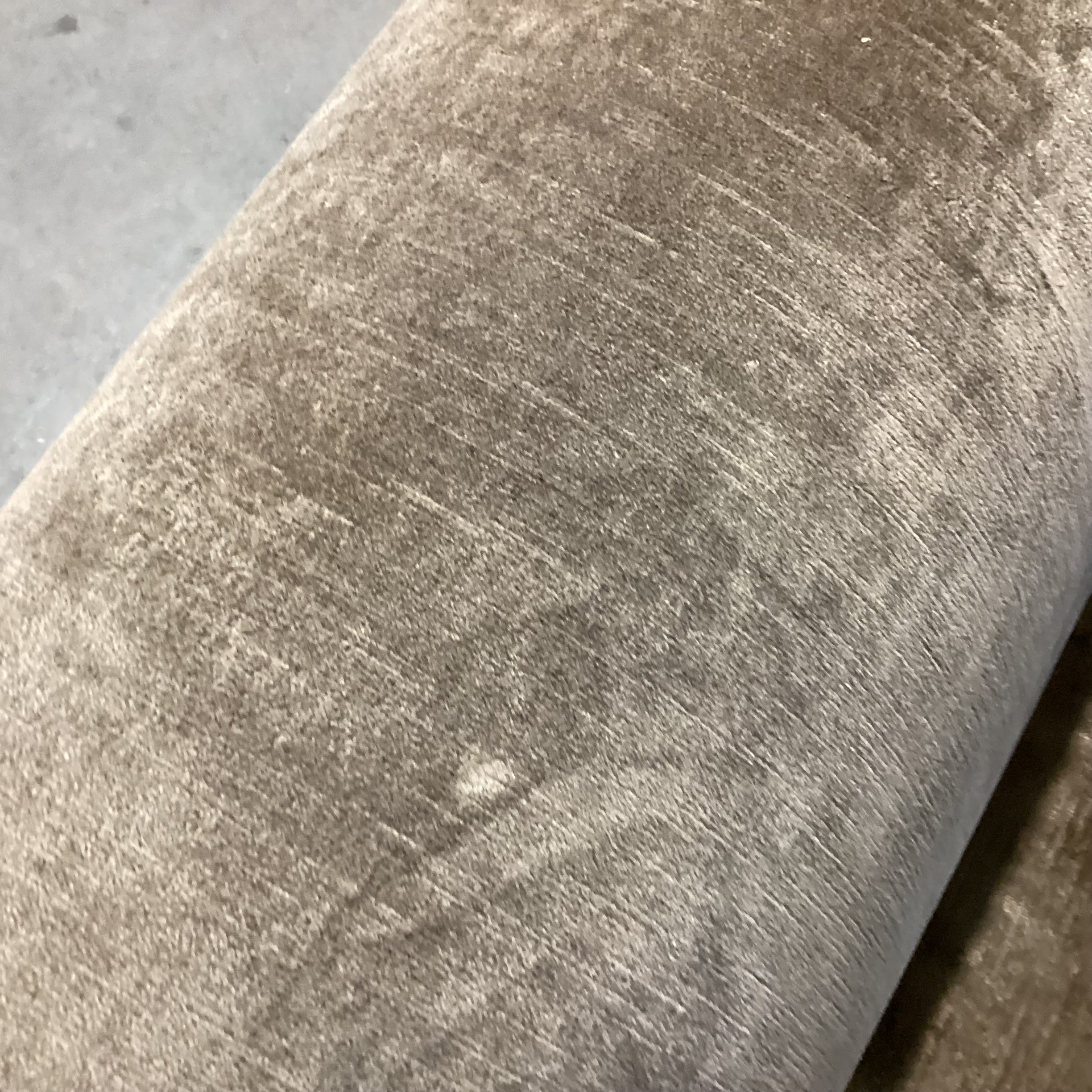 Westwood Industries Sage Velvet Curve Back & Roll Arm Sofa 84"x 36"x 37"