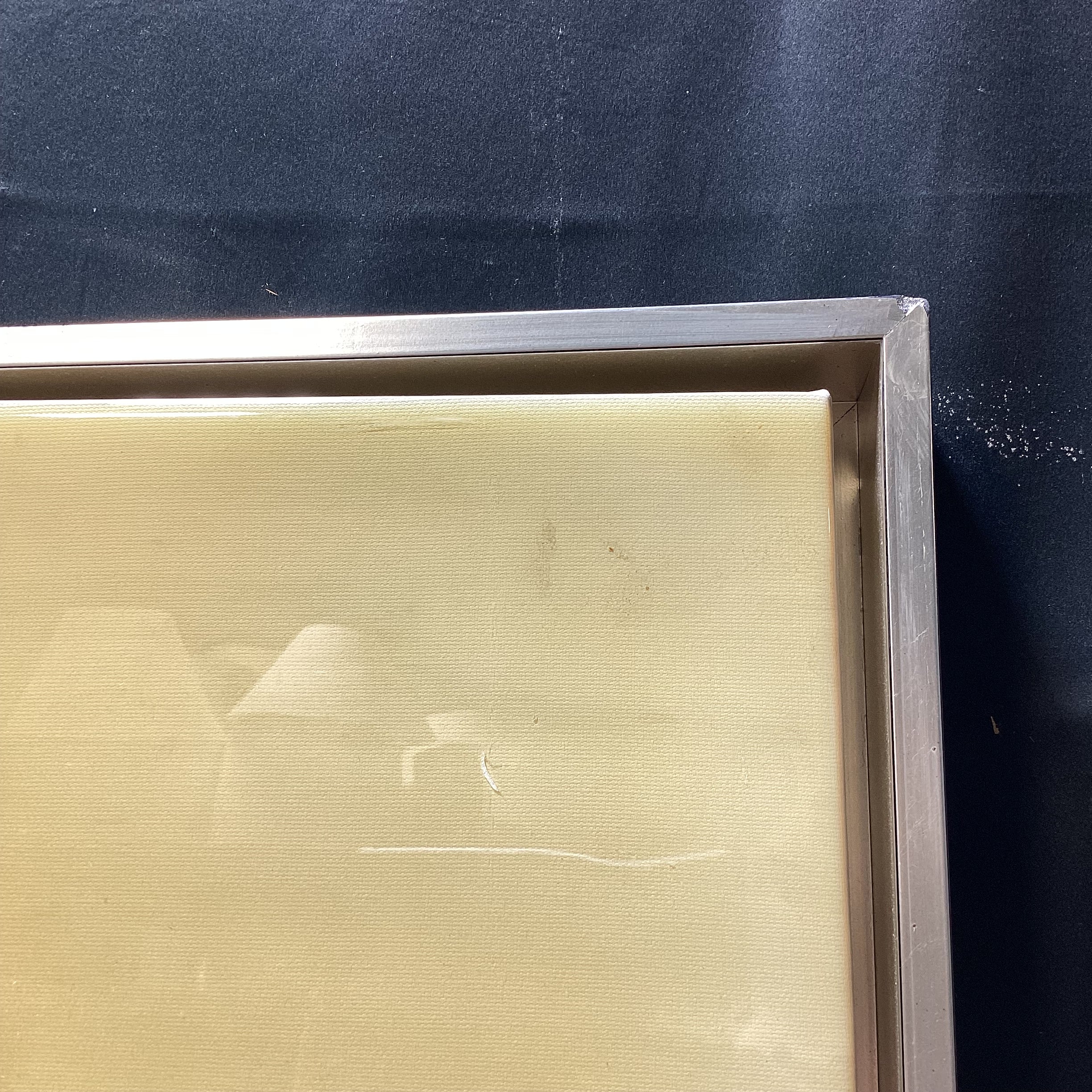 Samuel Kane "Golden Sand 1" Hand Embellished Graphic Art 50" x 66"