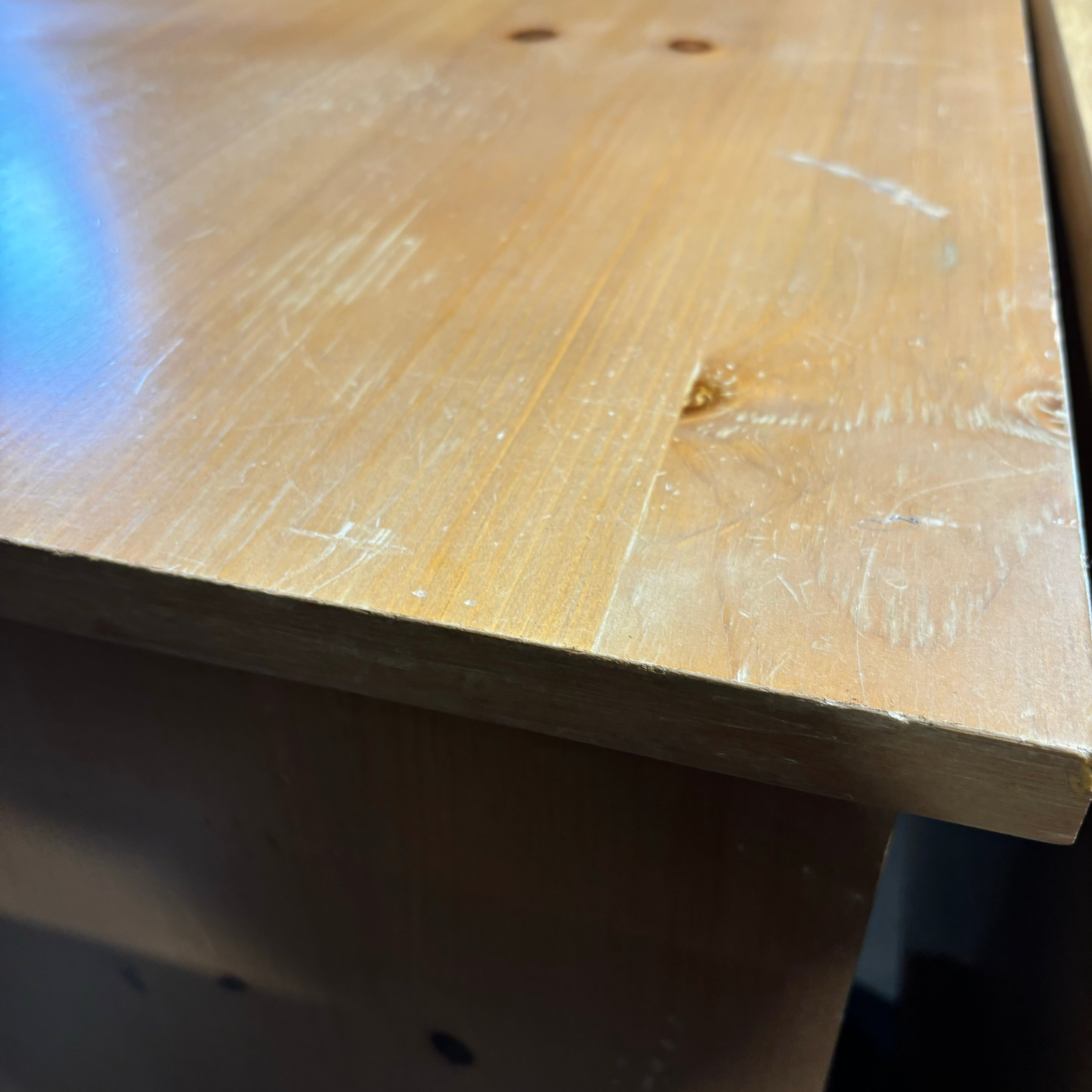 Solid Wood 7 Drawer Desk 56"x 26"x 29.5"