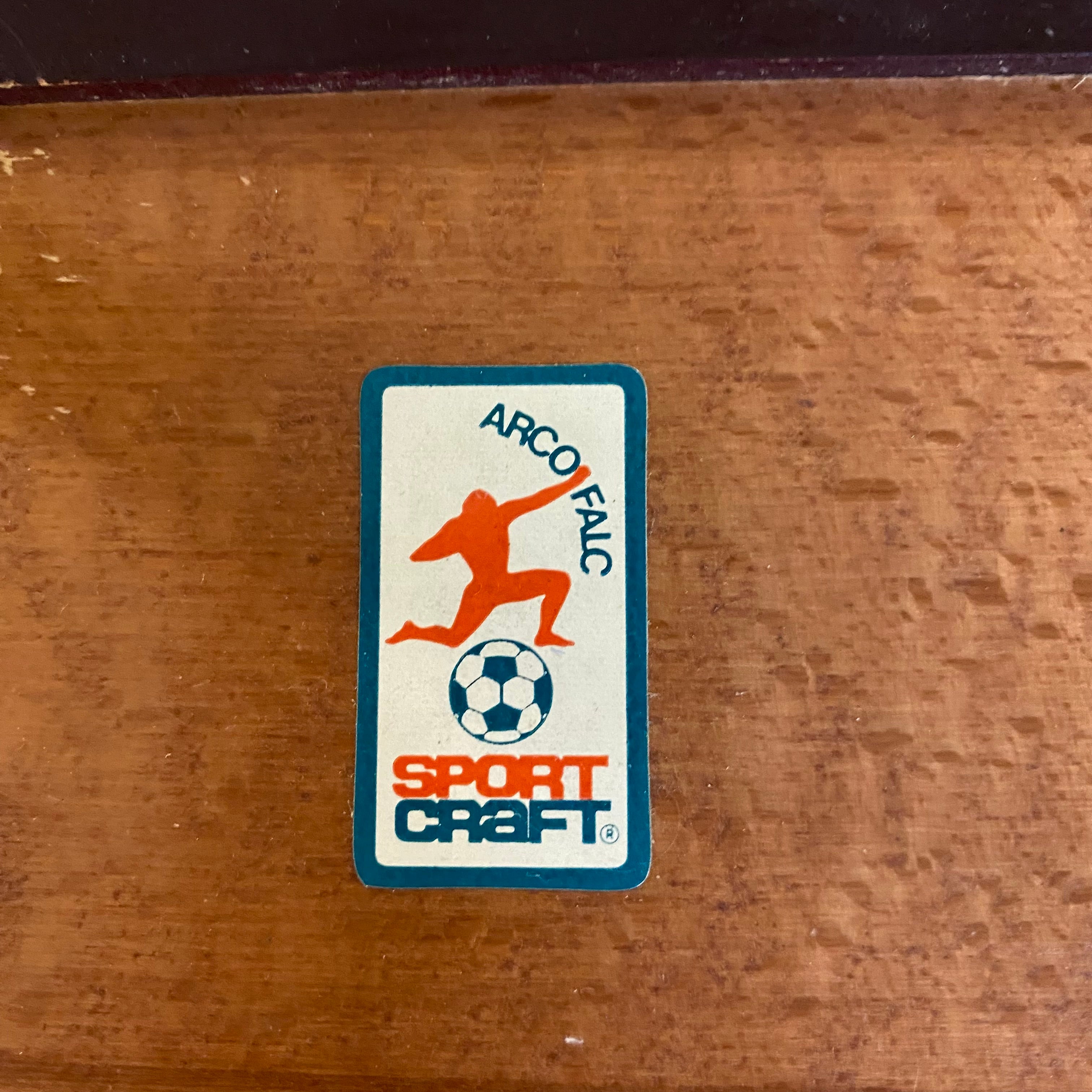 Vintage Italian SportCraft Arcofalc Folding Foosball Table 49"x 30"x 33"