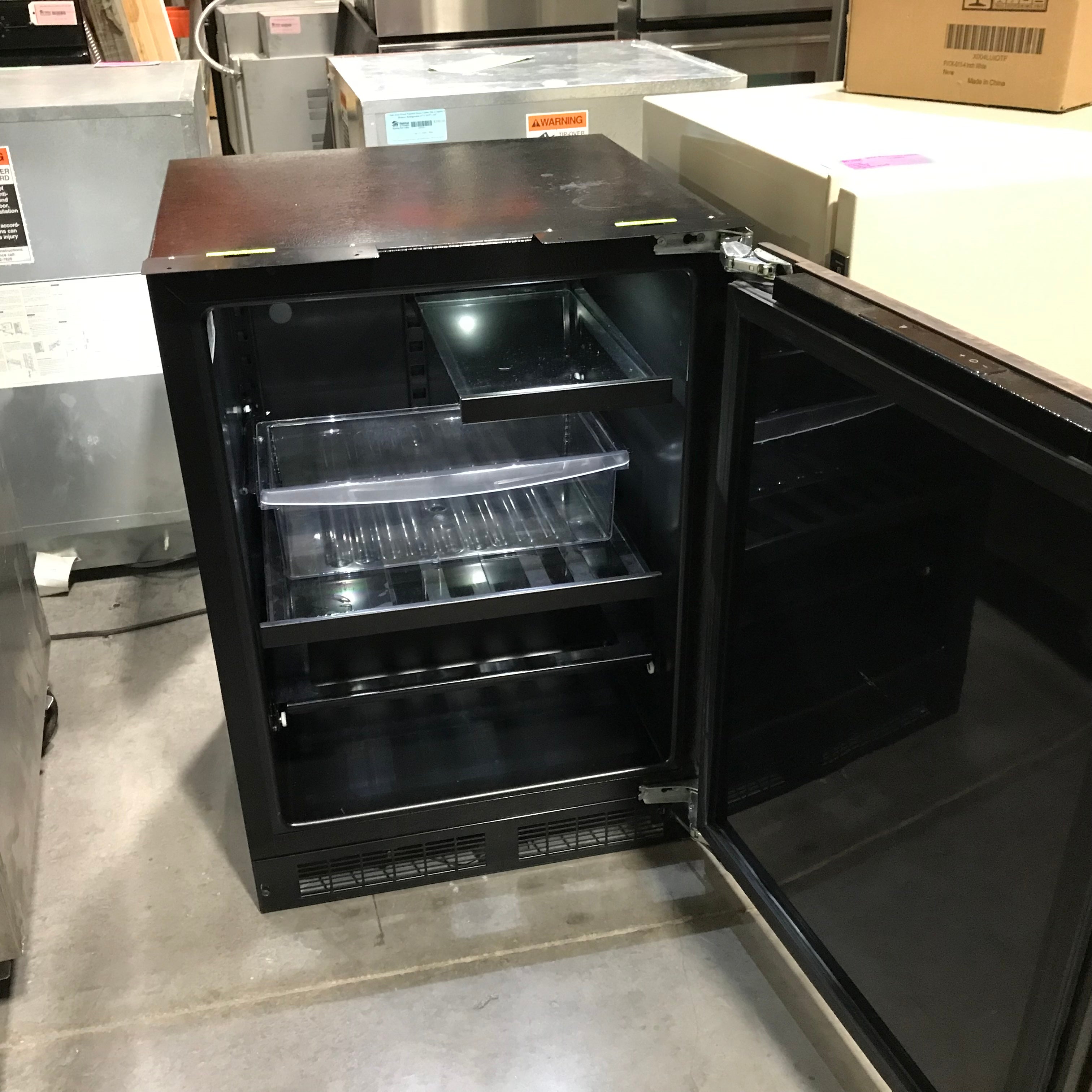 Marvel Model ML24BRP3RD Wood Paneled Door Under-The-Counter Refrigerator 24"x 24"x 34"