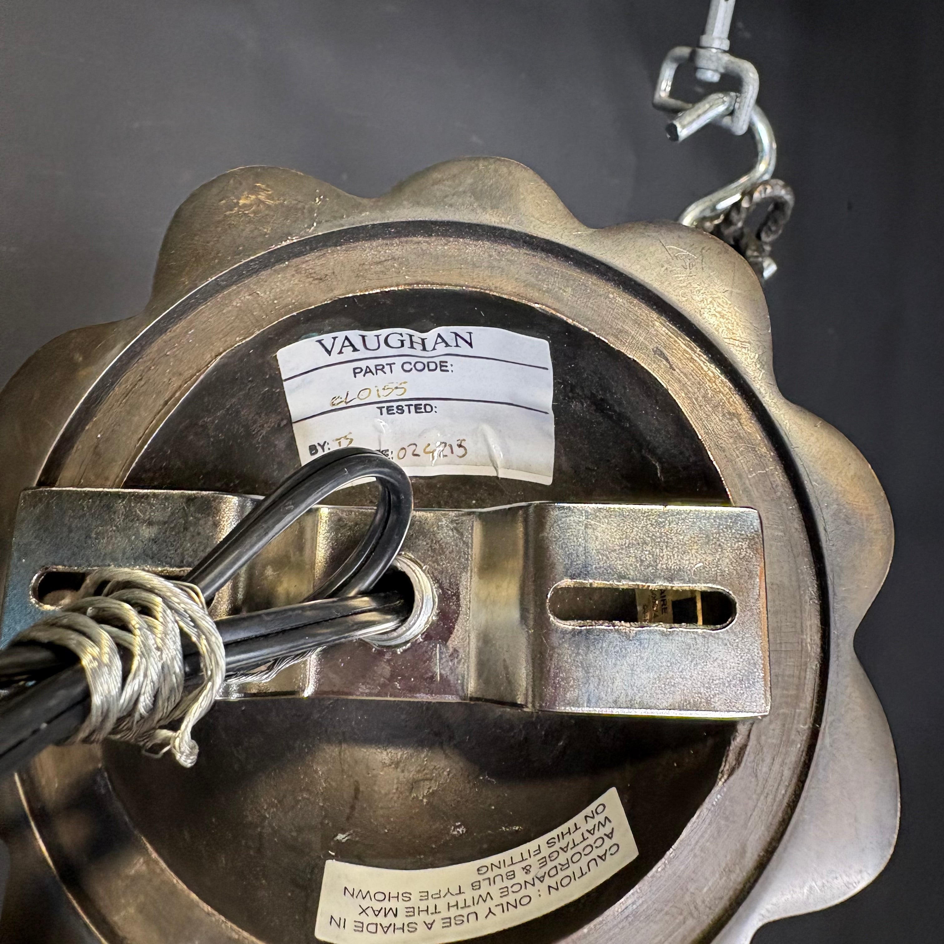 Vaughan Designs Colombier 7-Light Bronze Leaf Candelabra with Shades Chandelier 36” Diameter x 36”