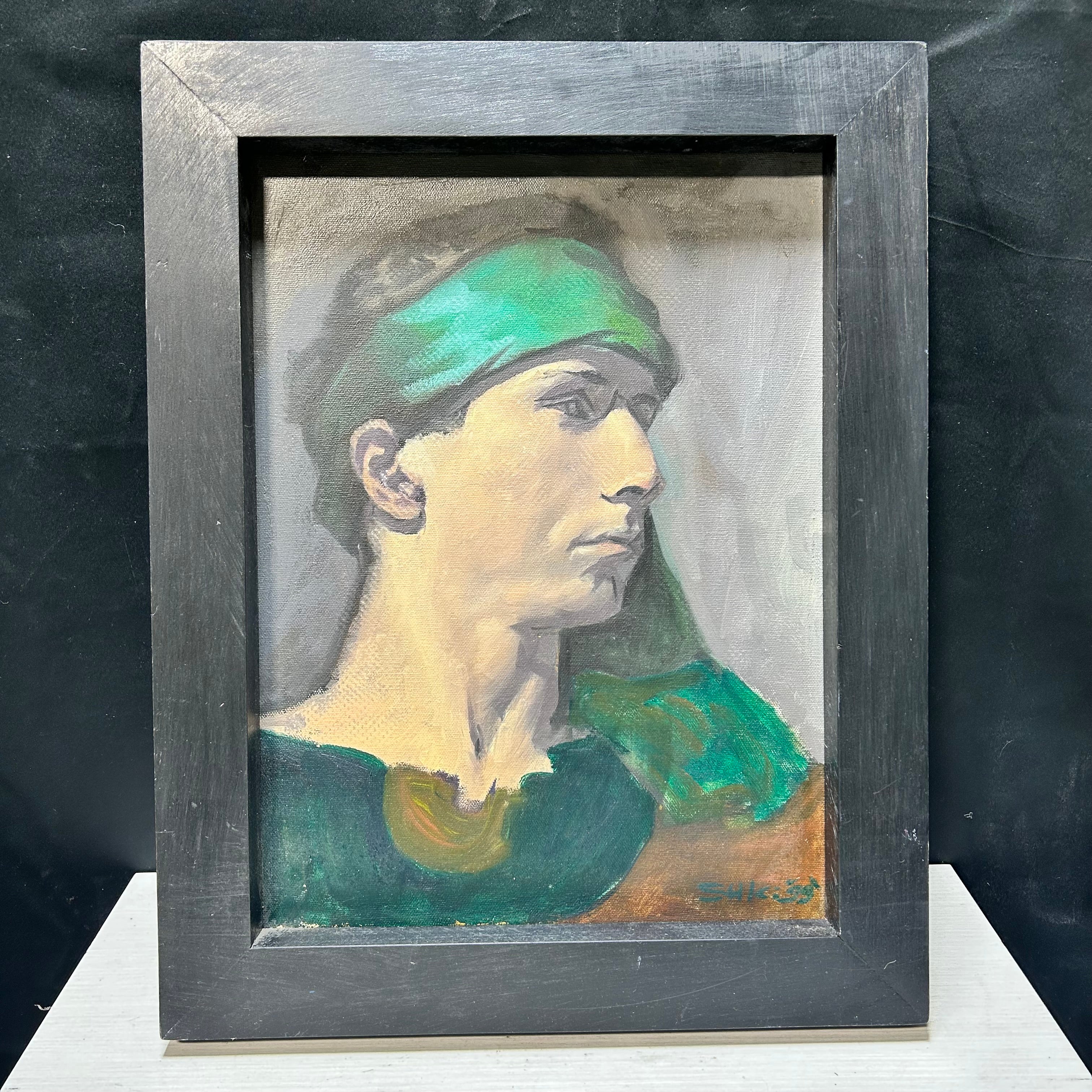 By Yun Scott (SUKI) An Orientalist Portrait  15"x 19"