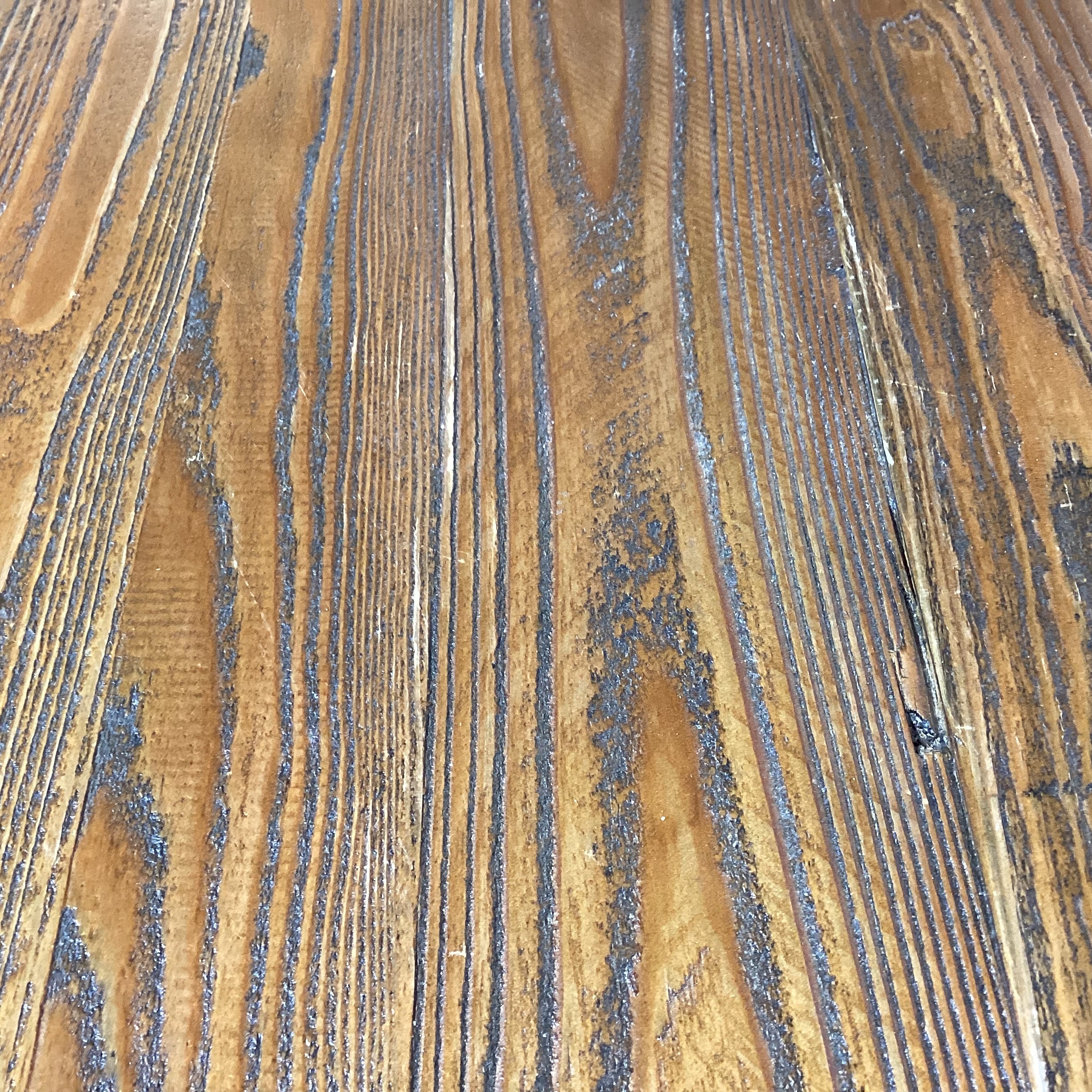 Rustic Distressed 3 Drawer Curved Front Chest 50.5"x 22"x 36.5"