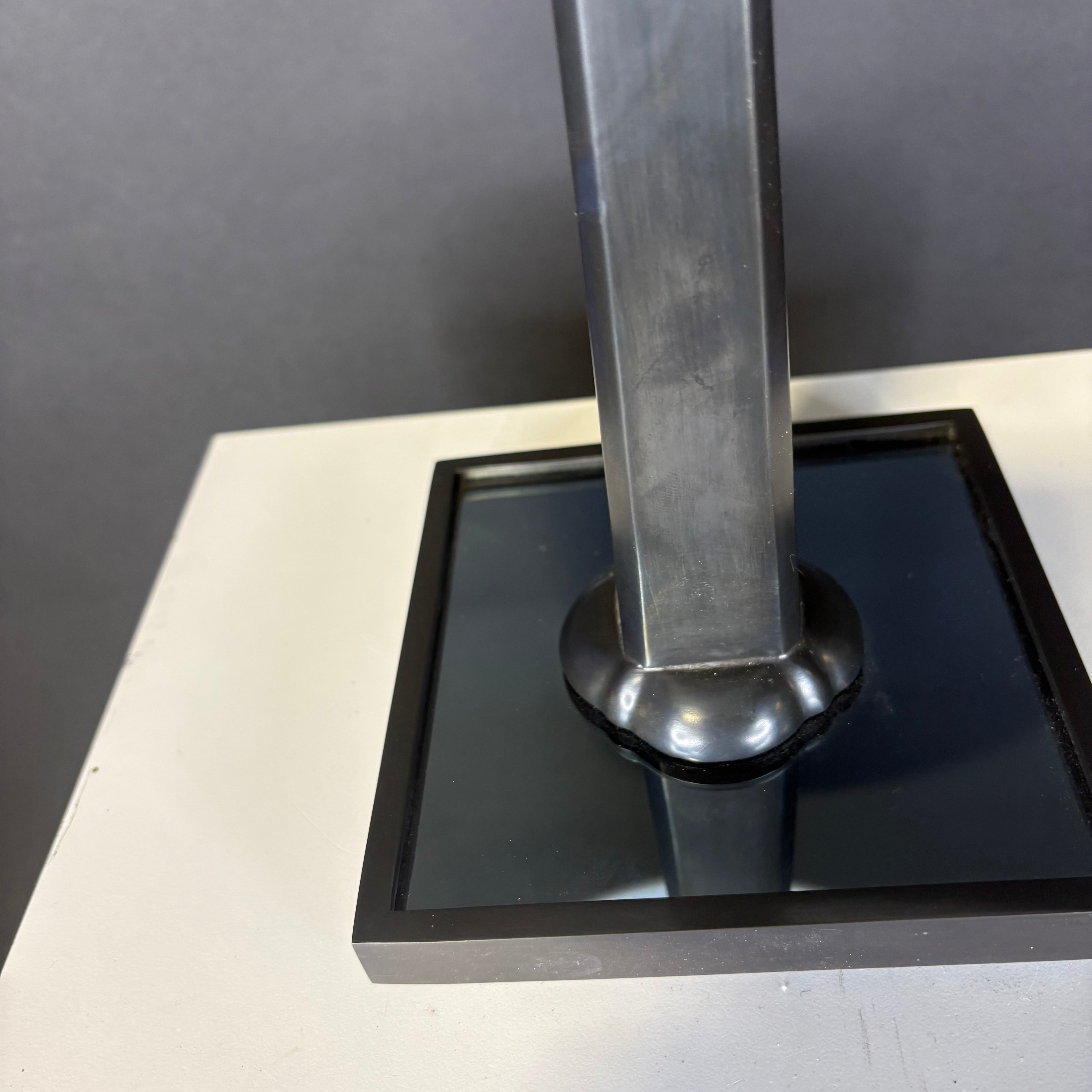 Barbra Barry Bronze Mirrored Base with Shade Table Lamp 13” Diameter @ Shade x 25”