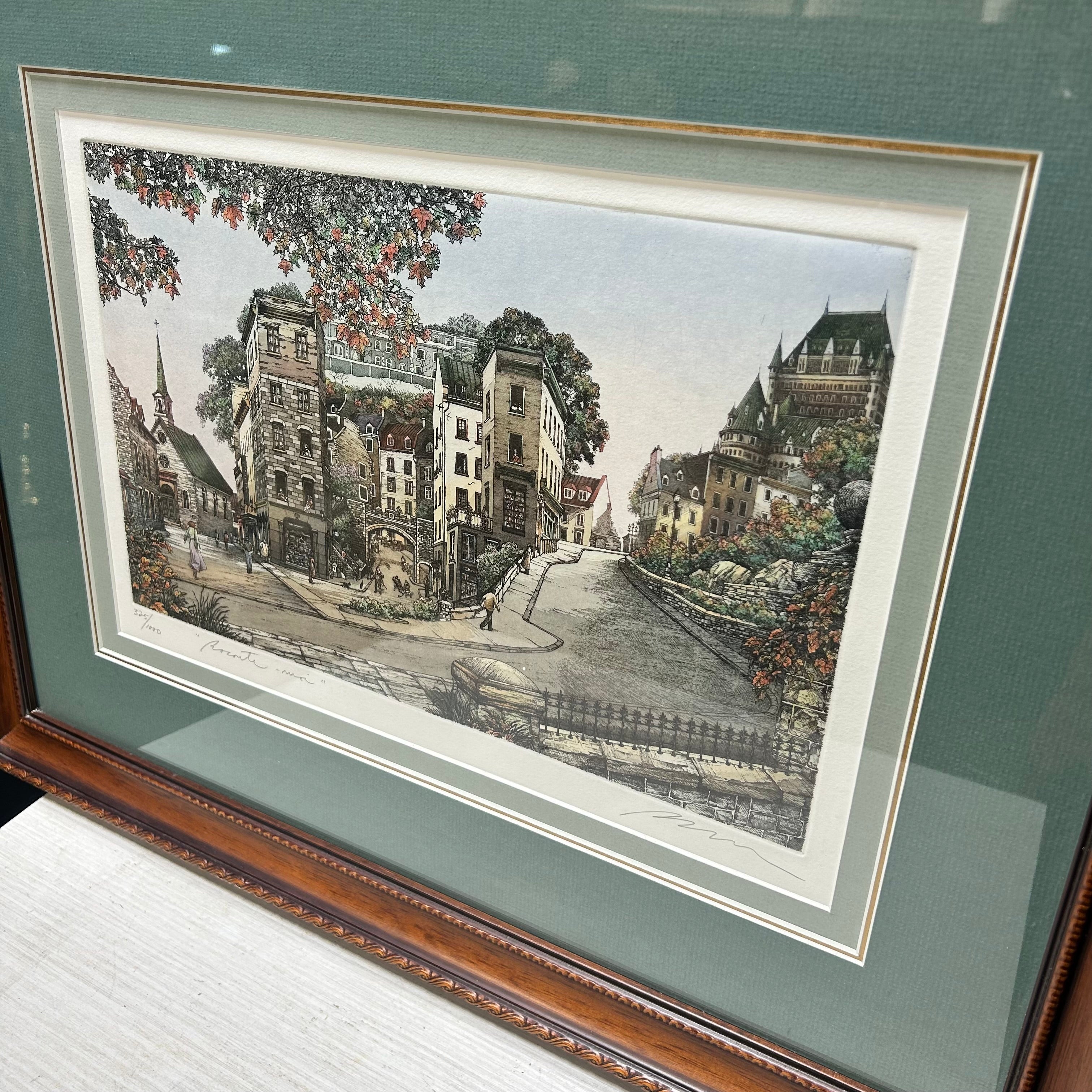 Jacques Brousseau "Raconte-Moi" Limited Edition Signed 23.5"x 19"