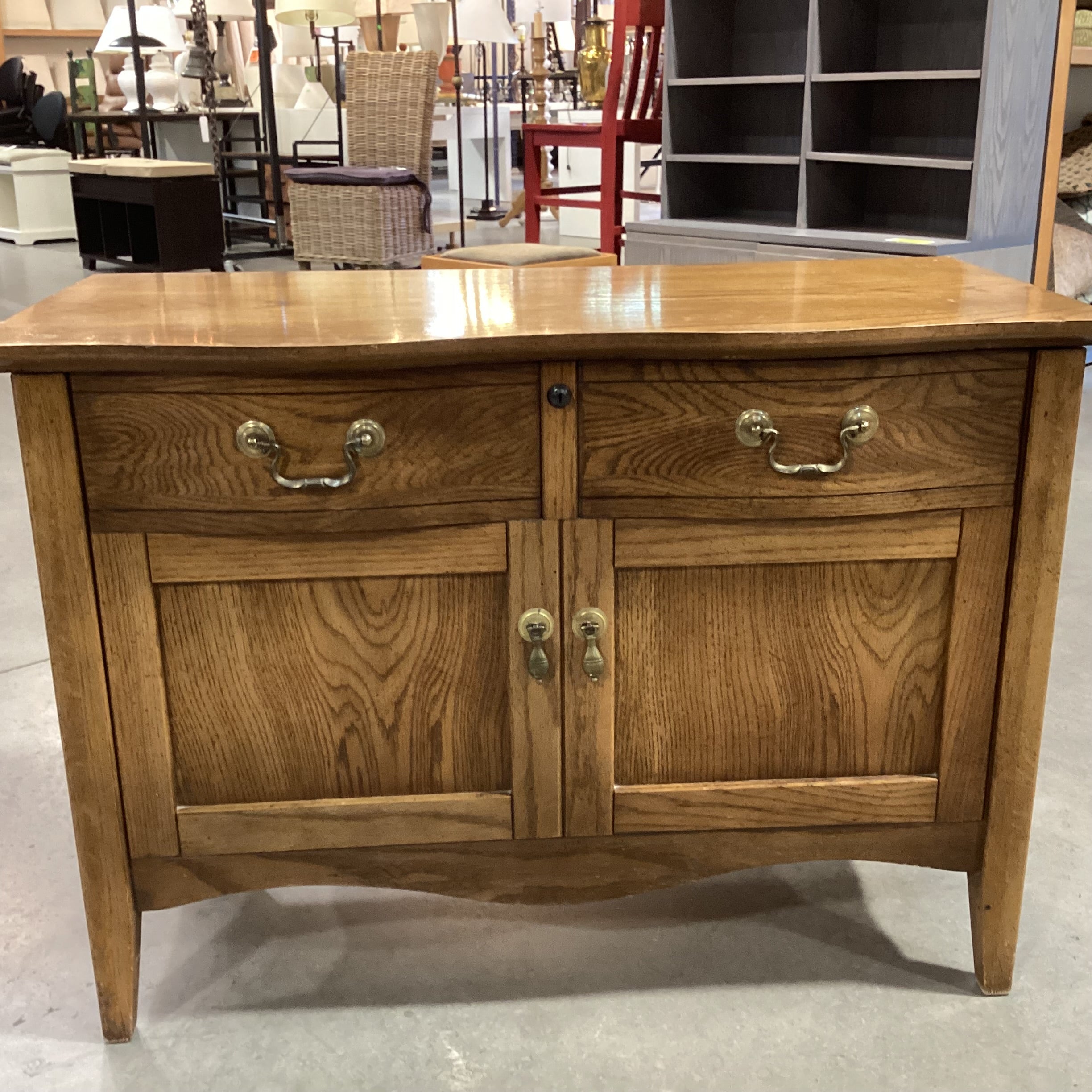 Vintage Lane Cedar Lined Faux Front Chest Trunk 37.5"x 18"x 27"