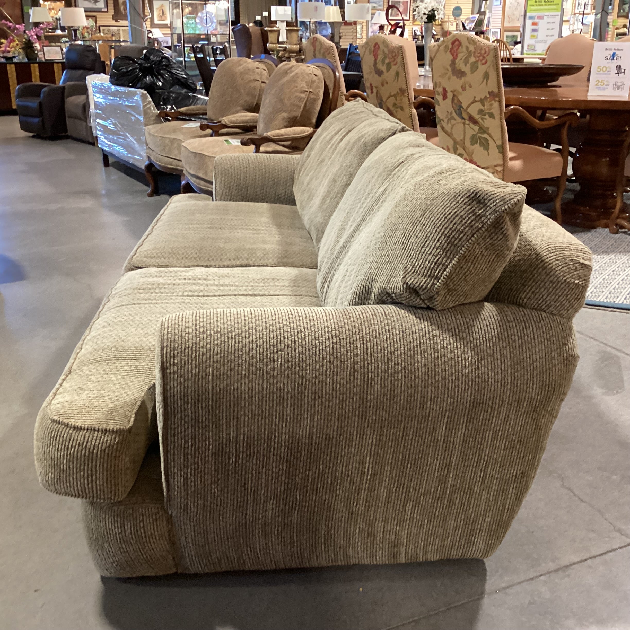 Sage Multi Texture Woven Sofa 92"x 43"x 29"