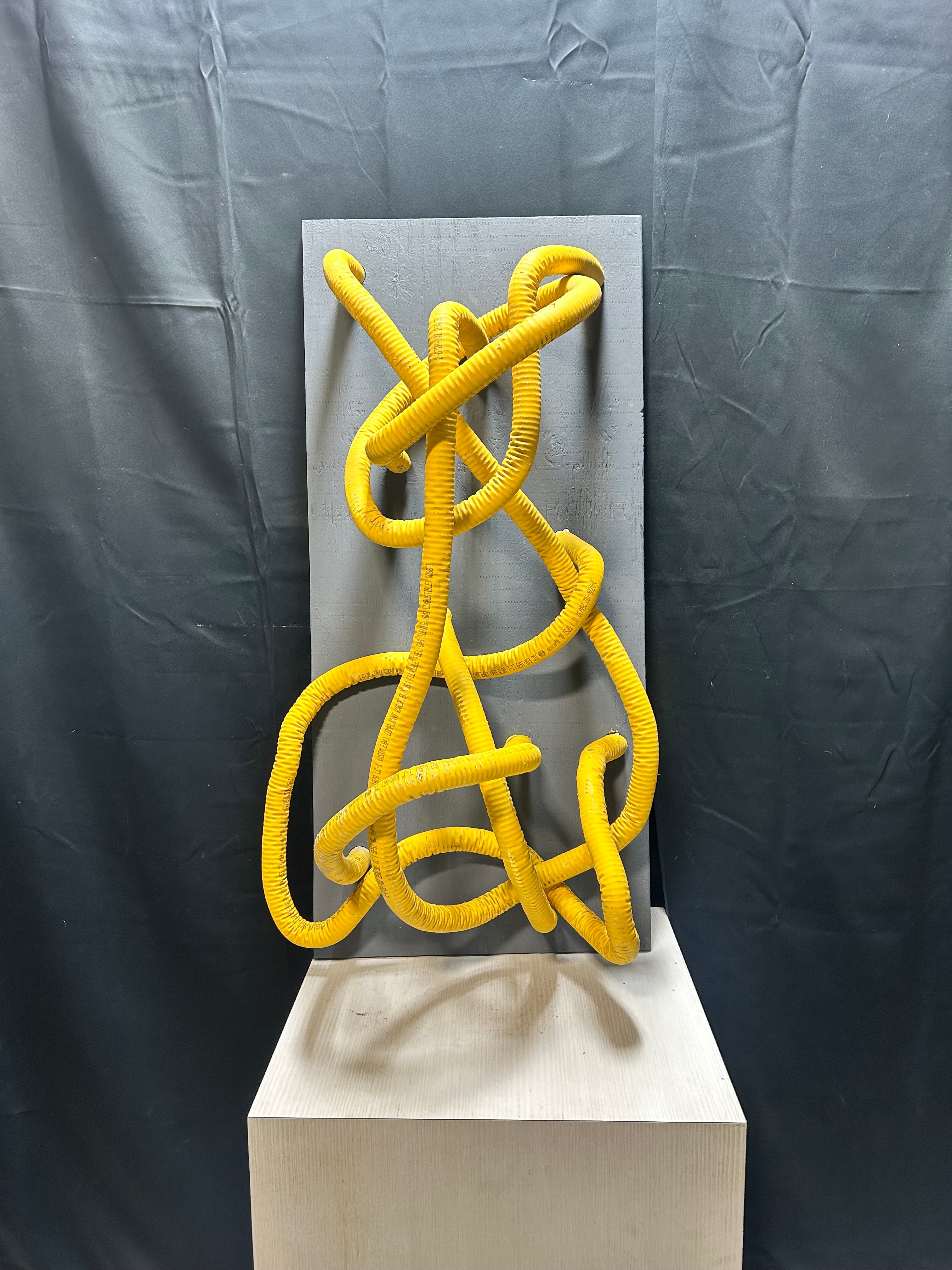 Art Work From Our Repurpose Reuse Recycle Dept, Called "Confusion" 18.5"x 40"