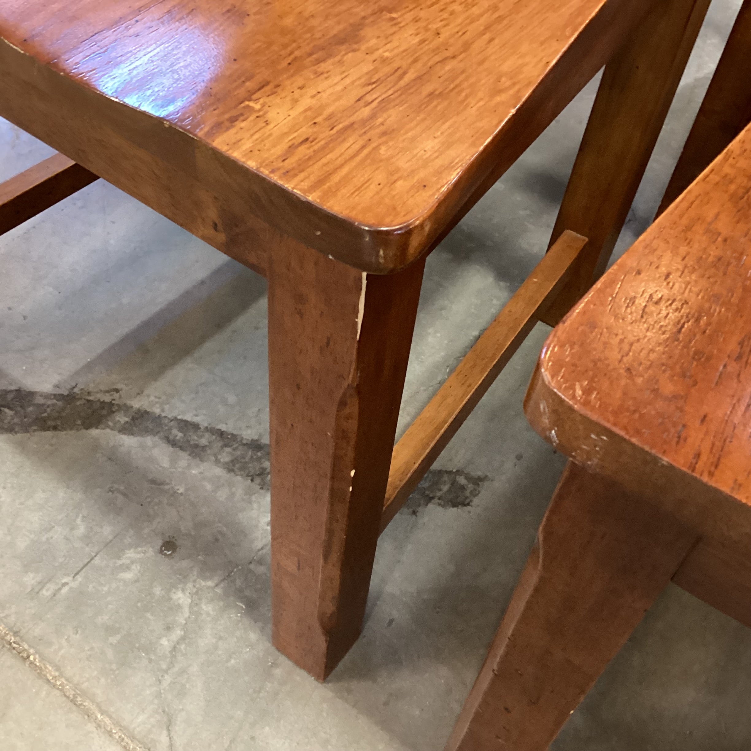 Set of 4 Dakota Ladder Back Solid Wood Dining Chairs 20"x 20"x 44"