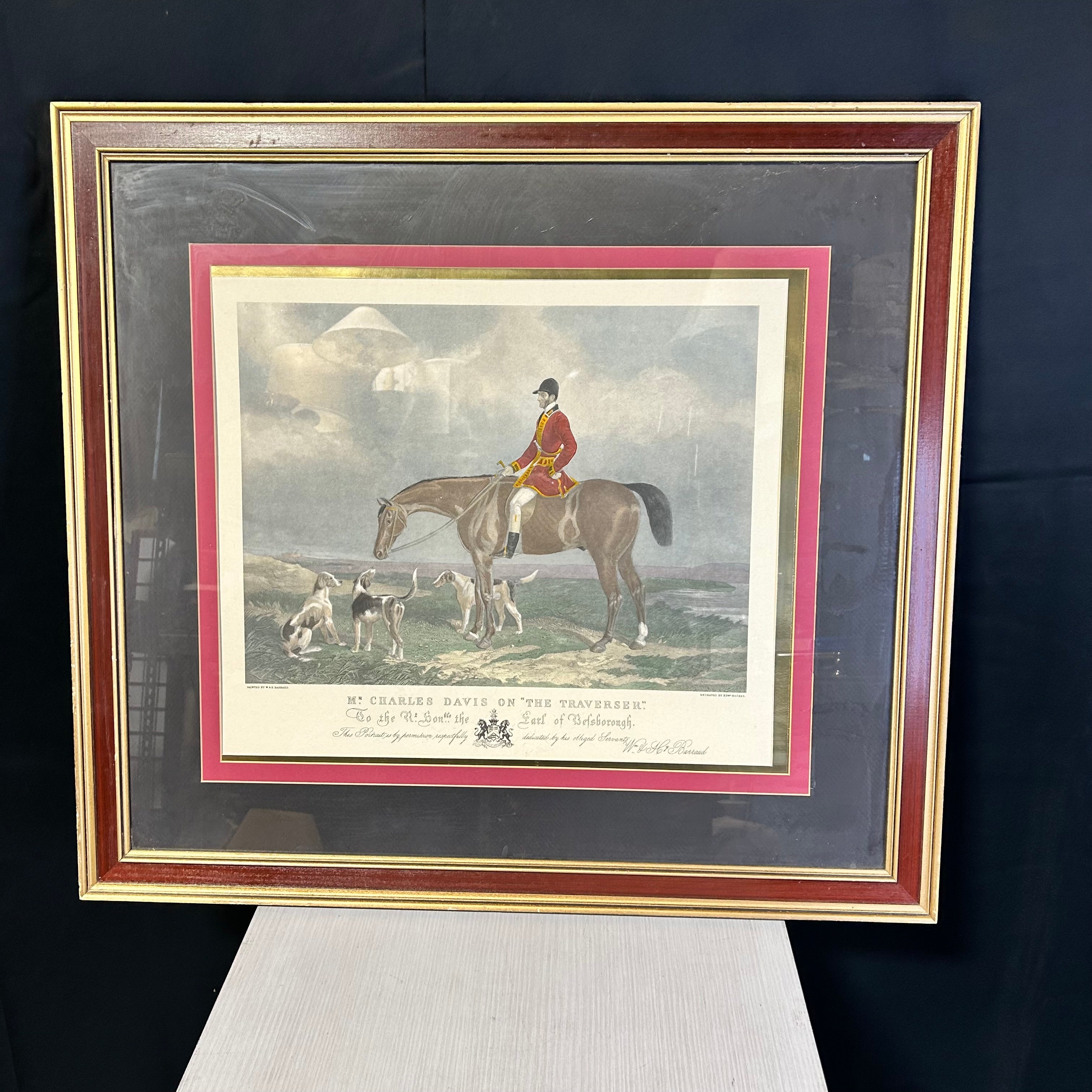 Edward Haker " Mr Charles Davis On The Traverser"32"x 29"