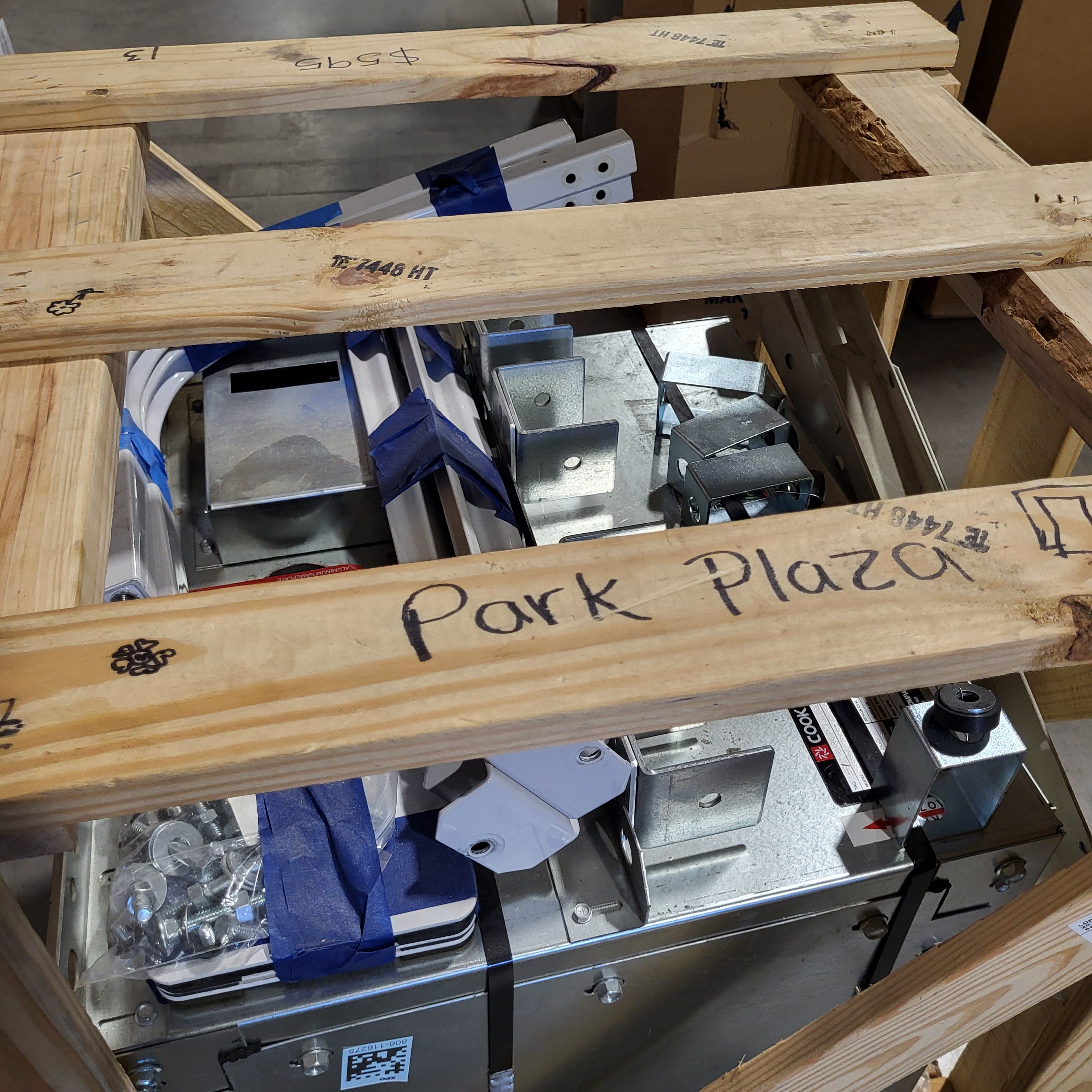 Loren Cook Company Square Inline Exhaust Fan 22"x 25"