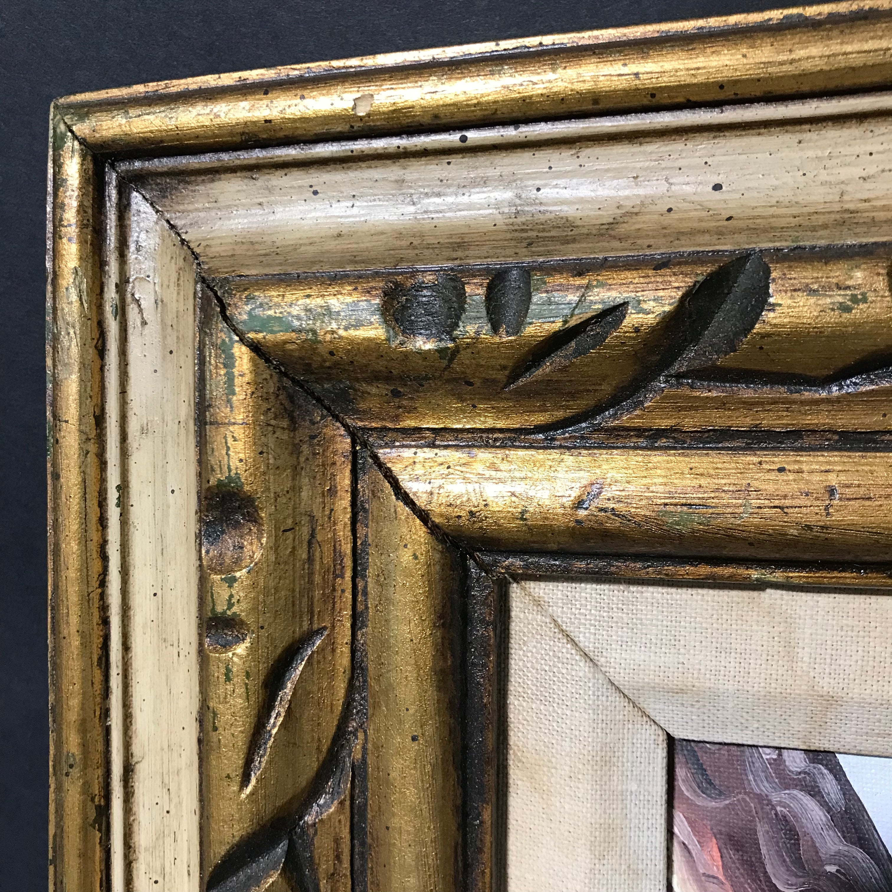 Eugene Schmidt Original Oil Painting 'Santa Barbara' Signed and Framed Wall Decor 24.5"x 28.5"