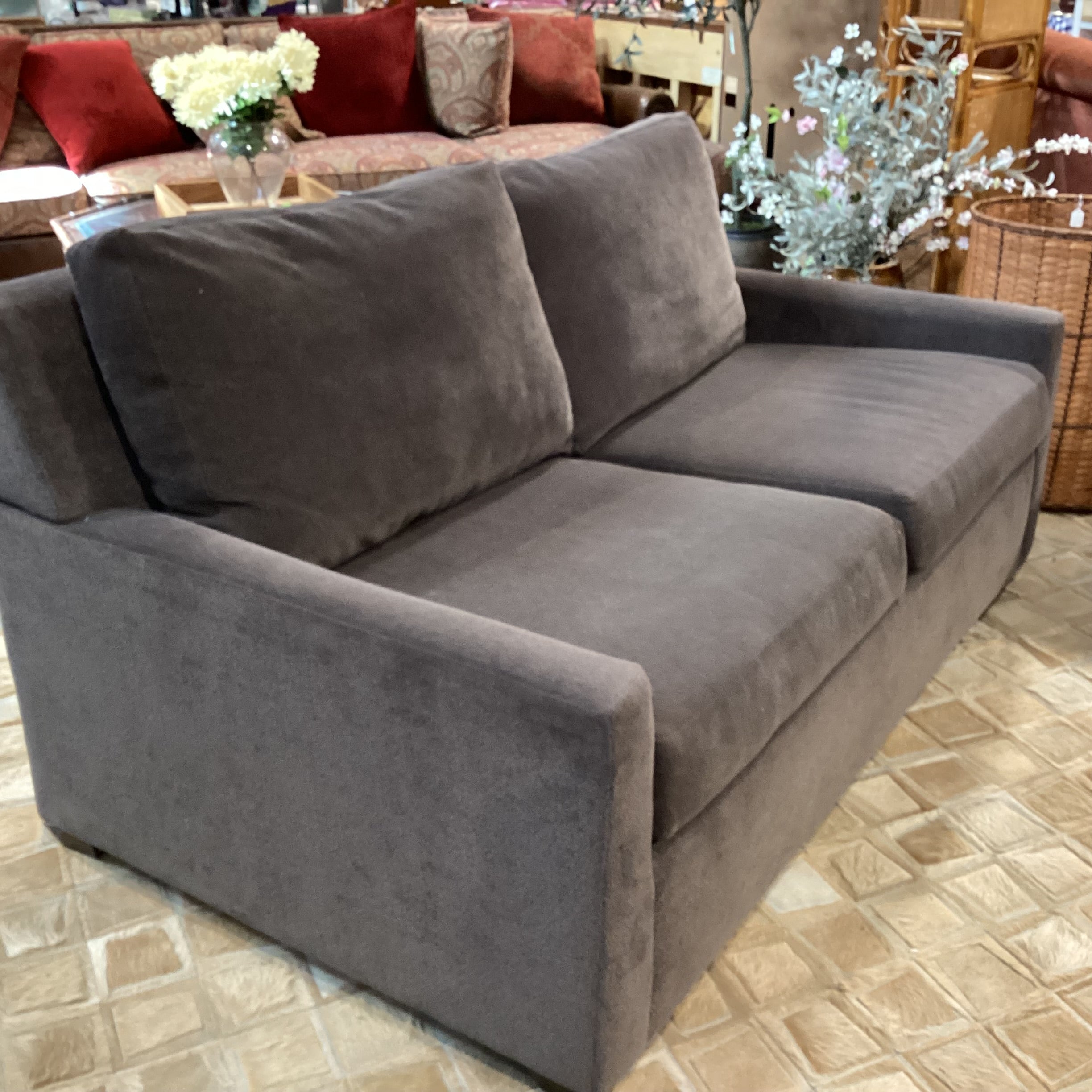 Taupe Brown Full Sleeper Sofa 70"x 40"x 34"