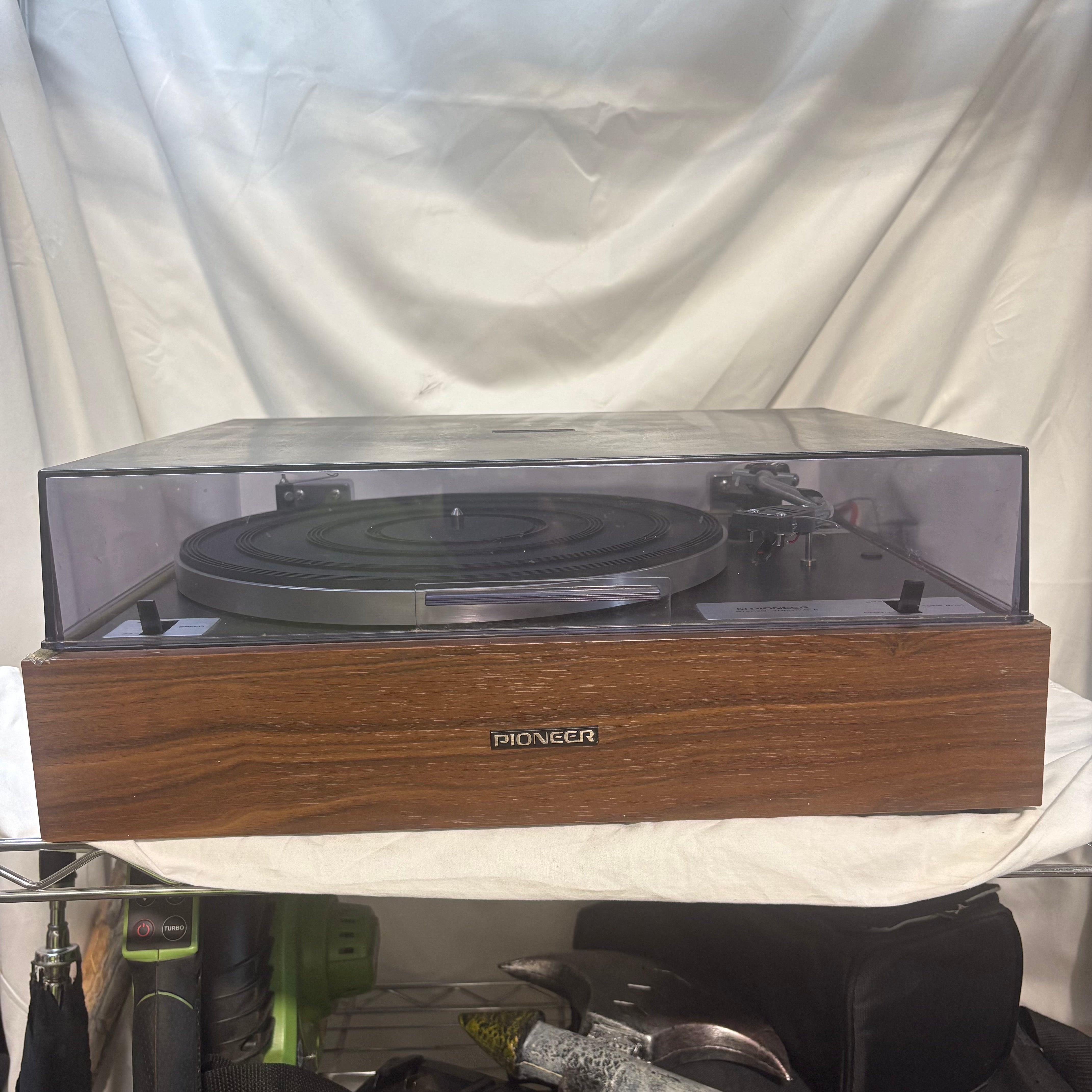 Vintage Pioneer PL-10 manual belt-drive turntable