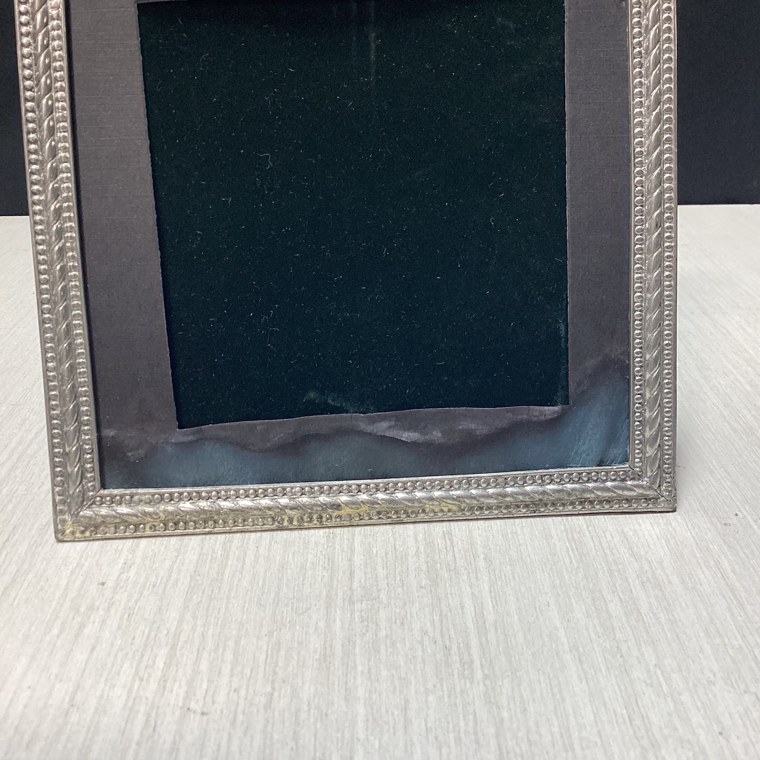 Elias Extra Fine Pewter Silver Frame With Floral Detail 5.5" x 5.5"