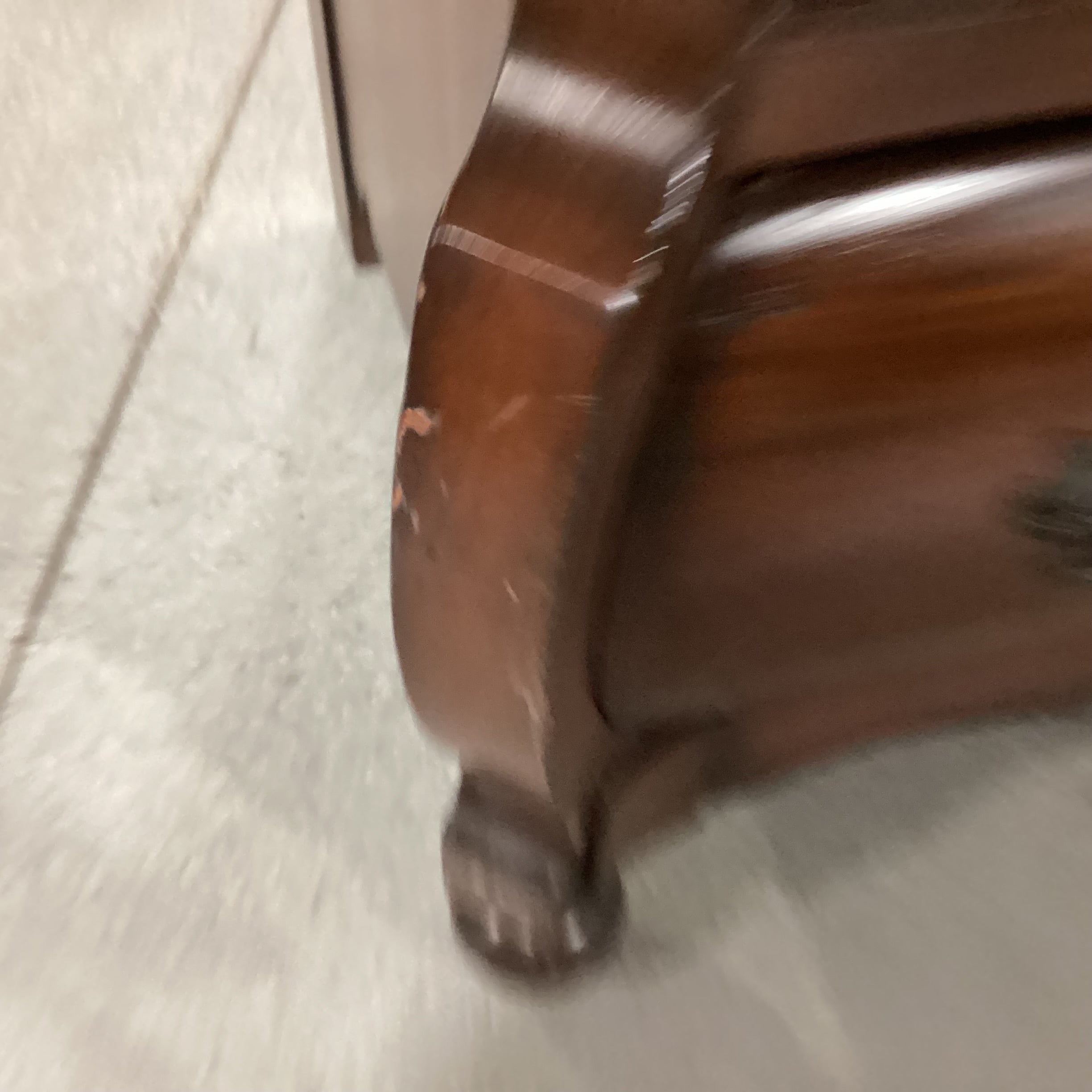 Ralph Lauren Dark Finish Carved Wood 3 Drawer Chest 32"x 23"x 29"