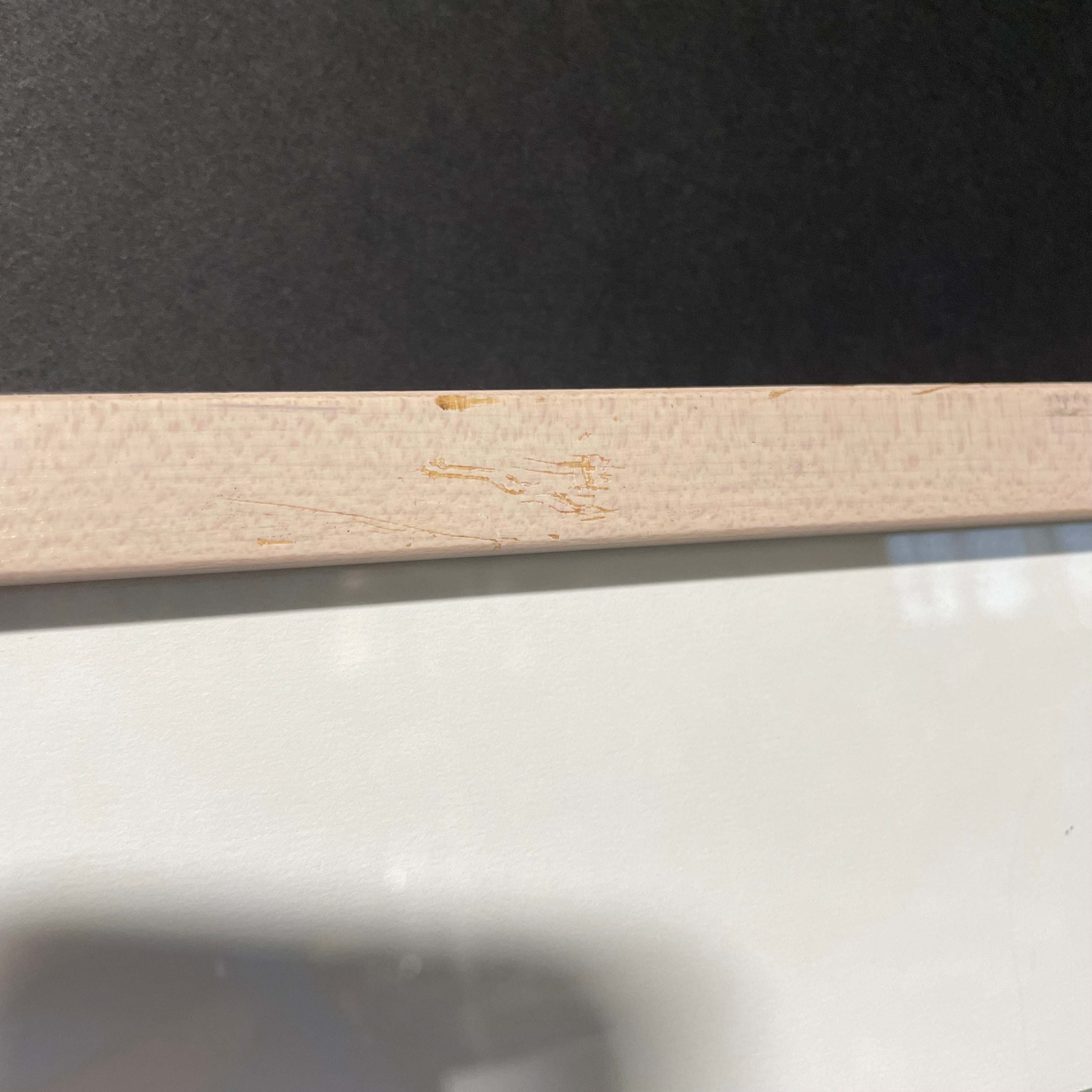 Ian Tremewen "Boats 'N The Harbour" Print In Light Wood Frame 37" x 30"