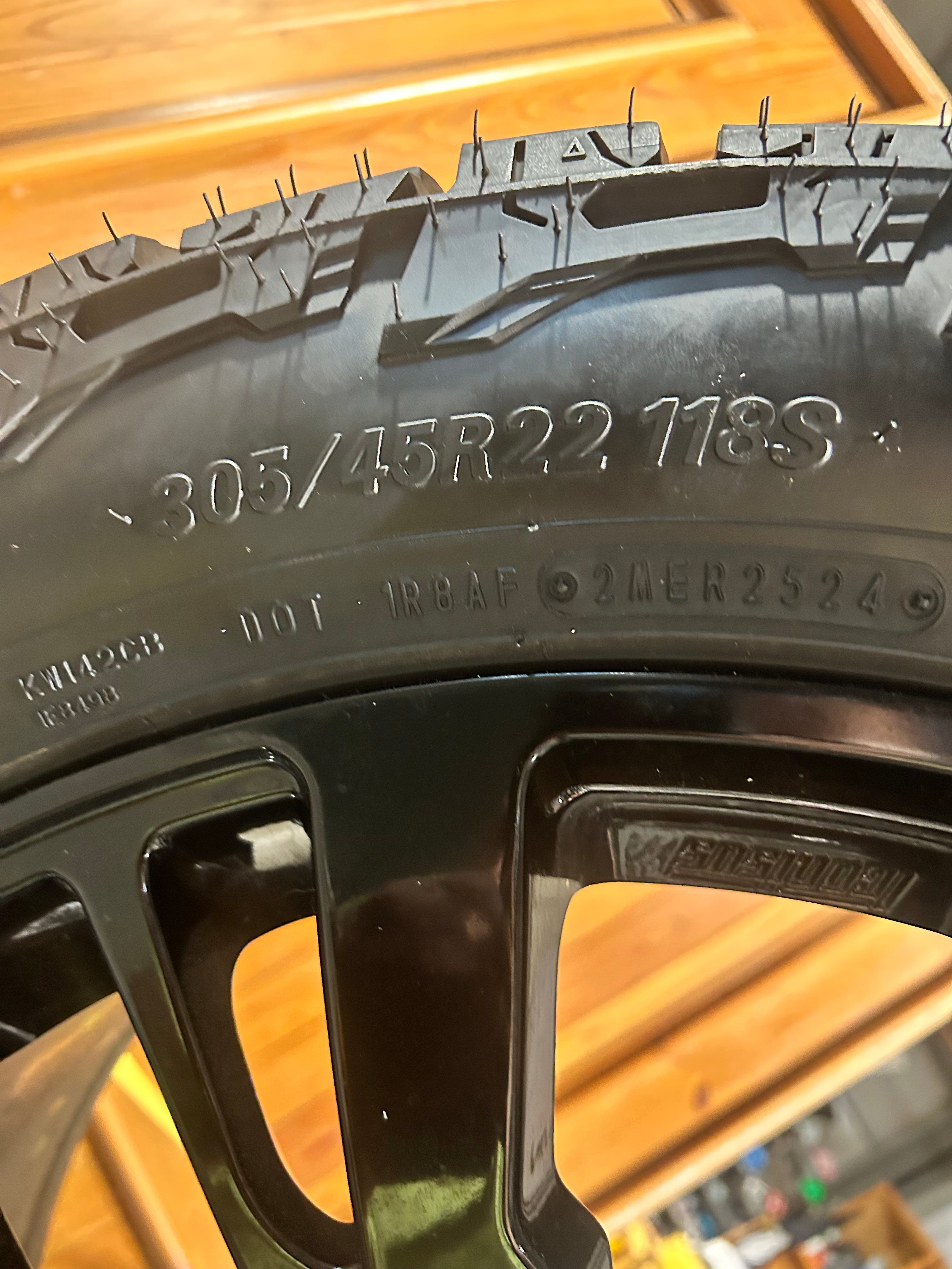 Set Of Falken Wildpeak A/T 305/45R22 118S With 22" Rims
