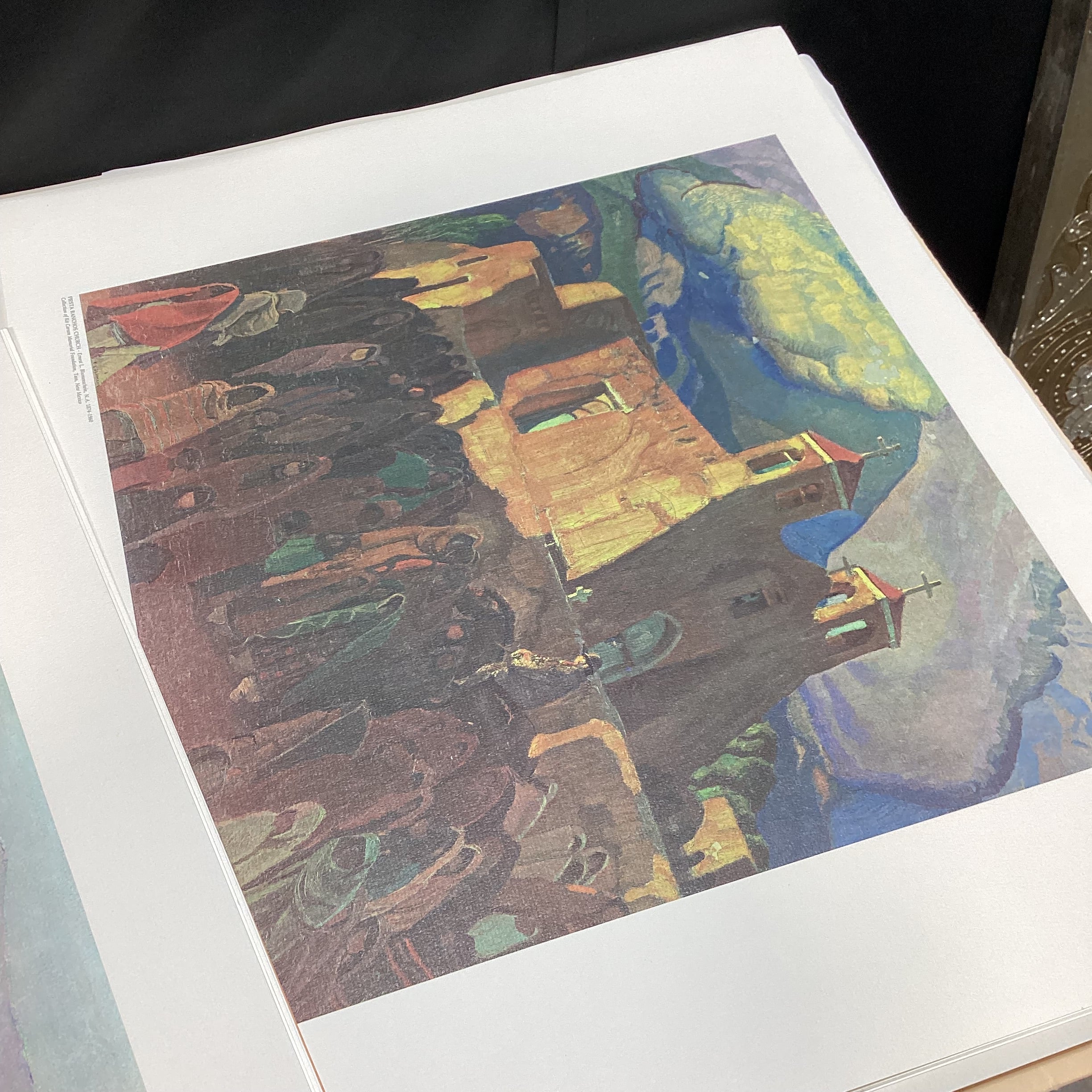 Taos, NM Artist Society 1927 Exhibition Portfolio With Colored 10 Prints 24" x 20"