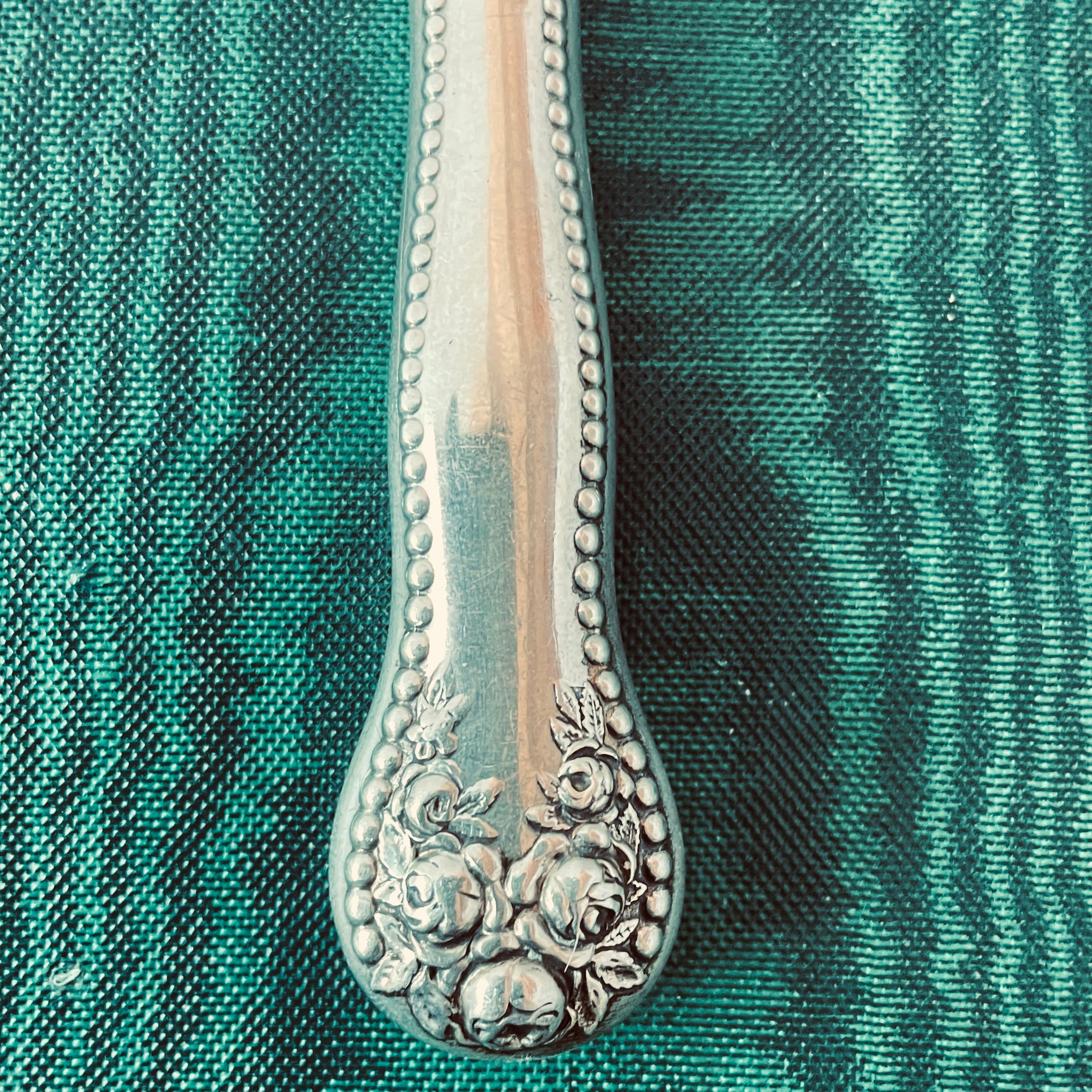 Set of 4 Pieces 1897 Gorham Lancaster Rose Flatware