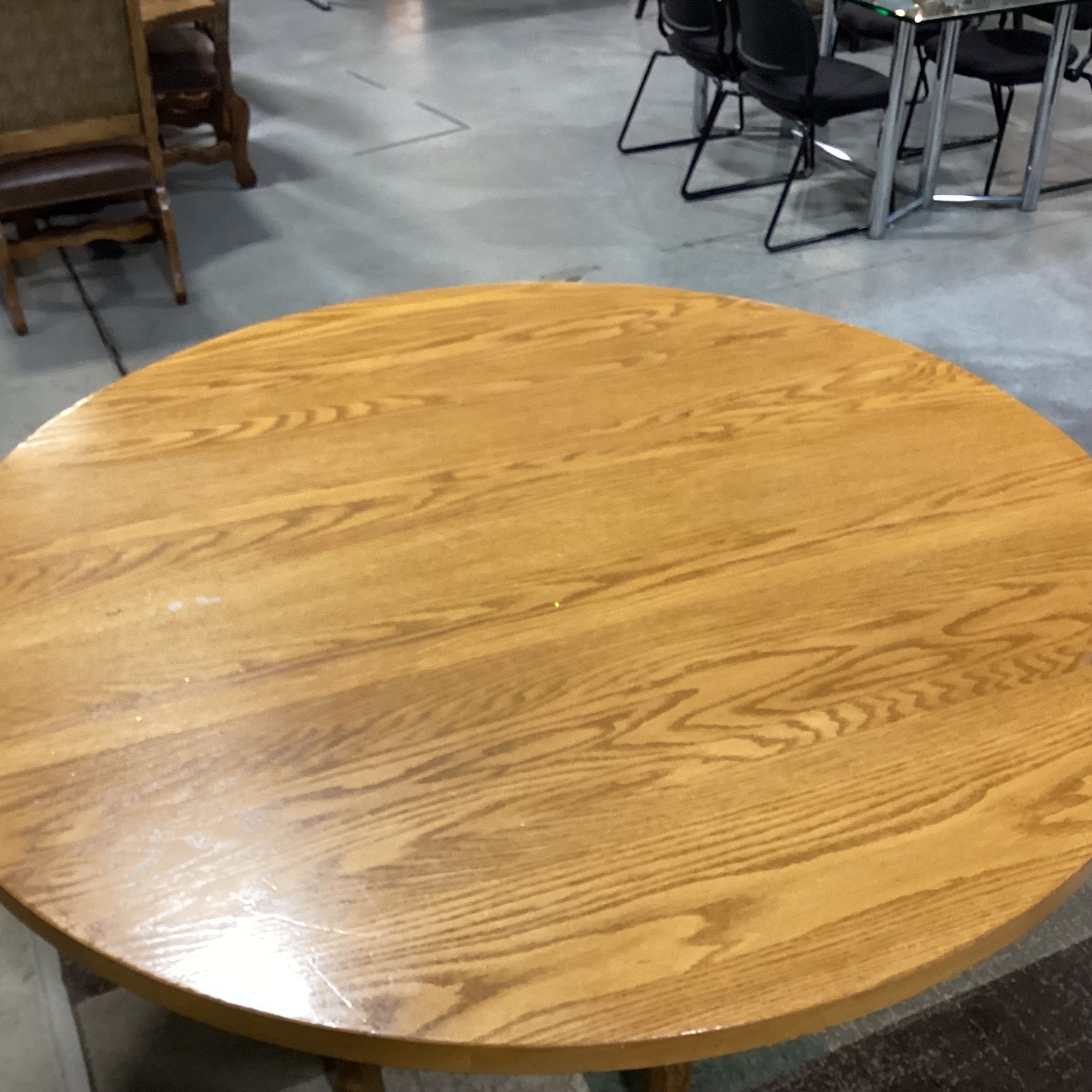 Old Hickory Round Wood & Hickory Log Dining Table 60" Diameter x 30"