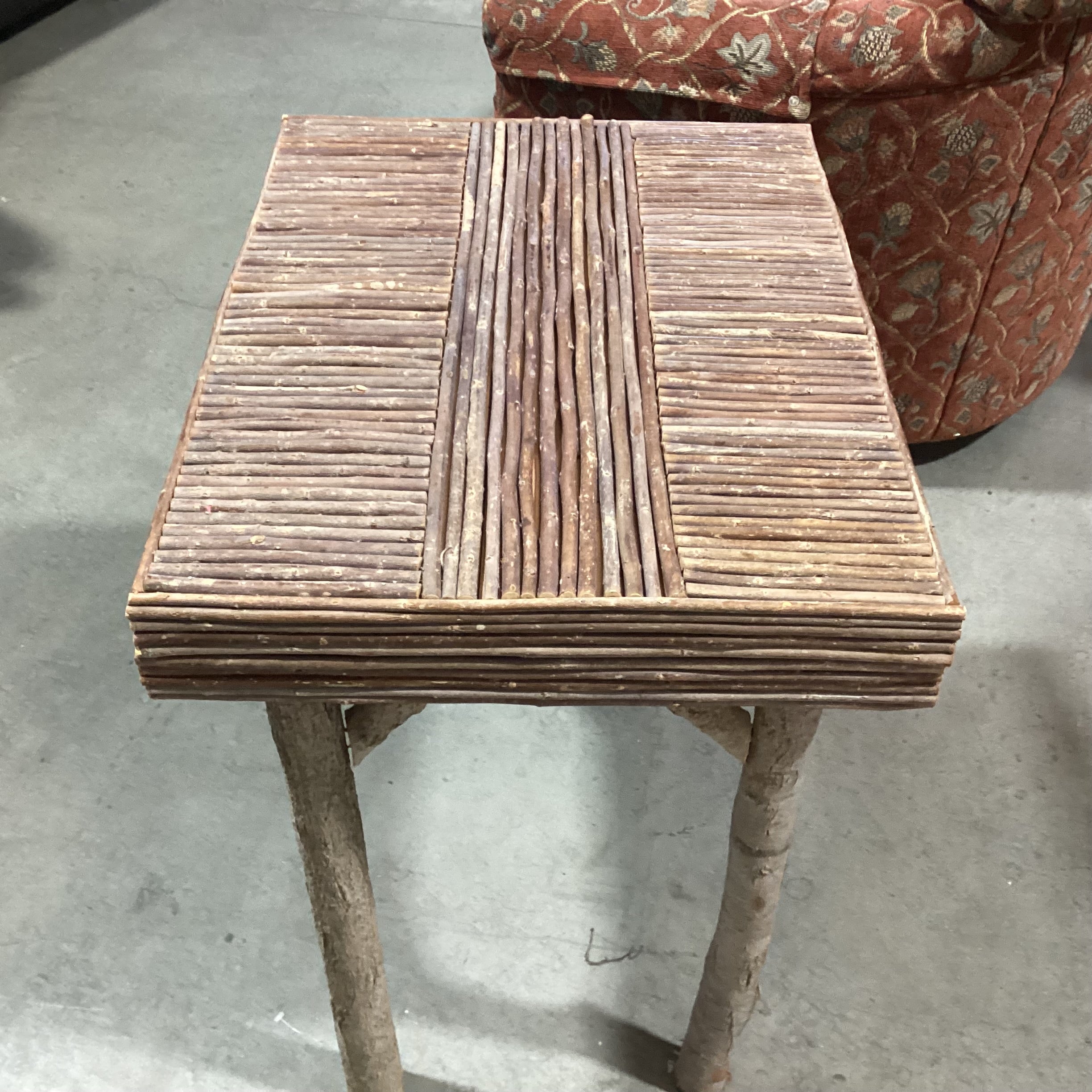 Log & Branch Rustic Accent Table 25"x 19"x 26"