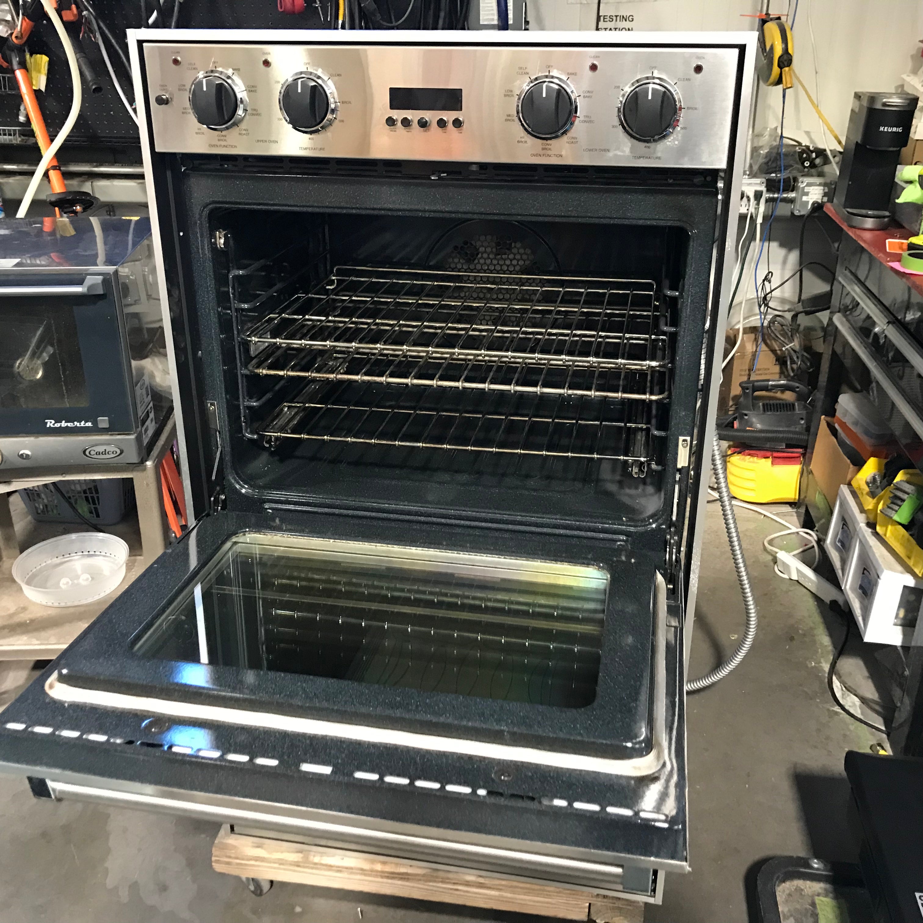 Viking Stainless Steel Double Oven Wall Oven 30"x 25.5"x 51.5"