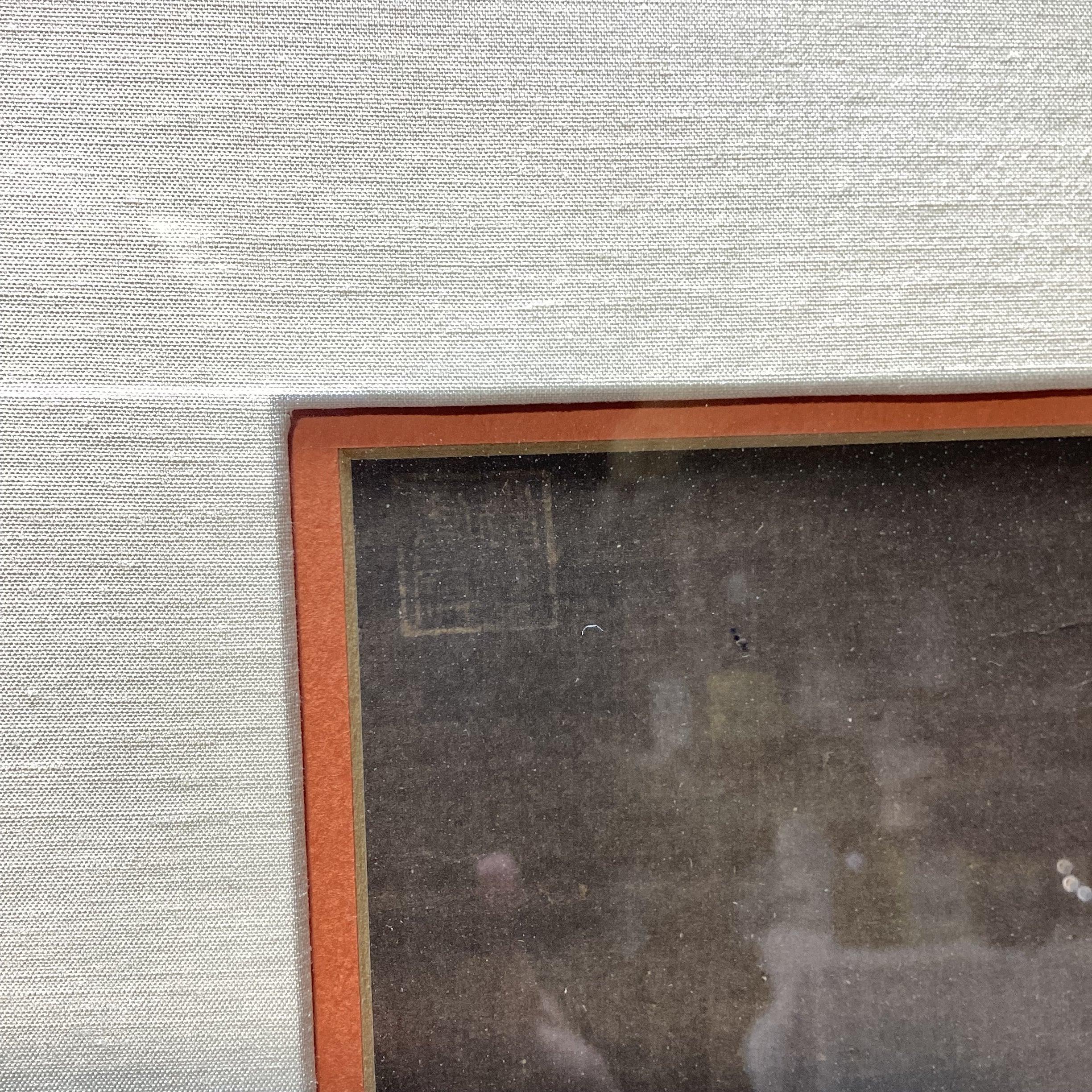 Vintage Zhao Chang Qing Dynasty Framed Duck Print 16.5" x 26"