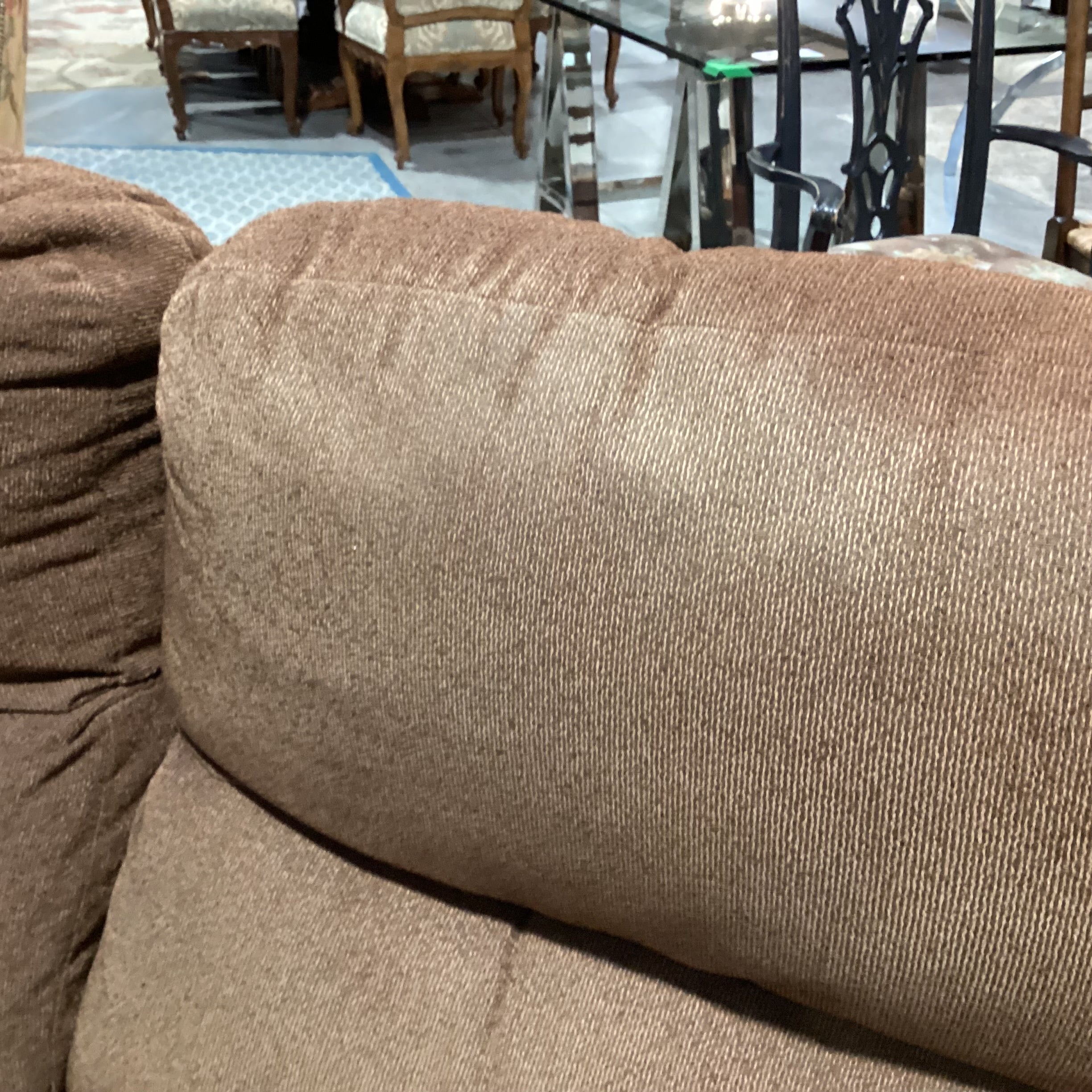 Elway by Bassett Brown Woven 6 Piece with 2 End Recliners Sectional 118"x 100"x 37"x 40"