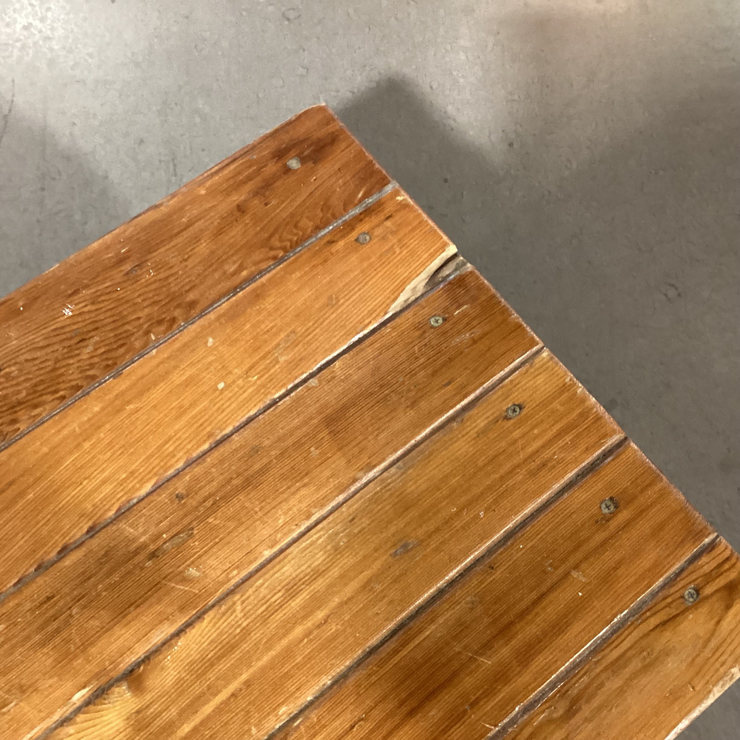 Vintage Hand Crafted Plank Bench Coffee Table 57"x 19"x 16"