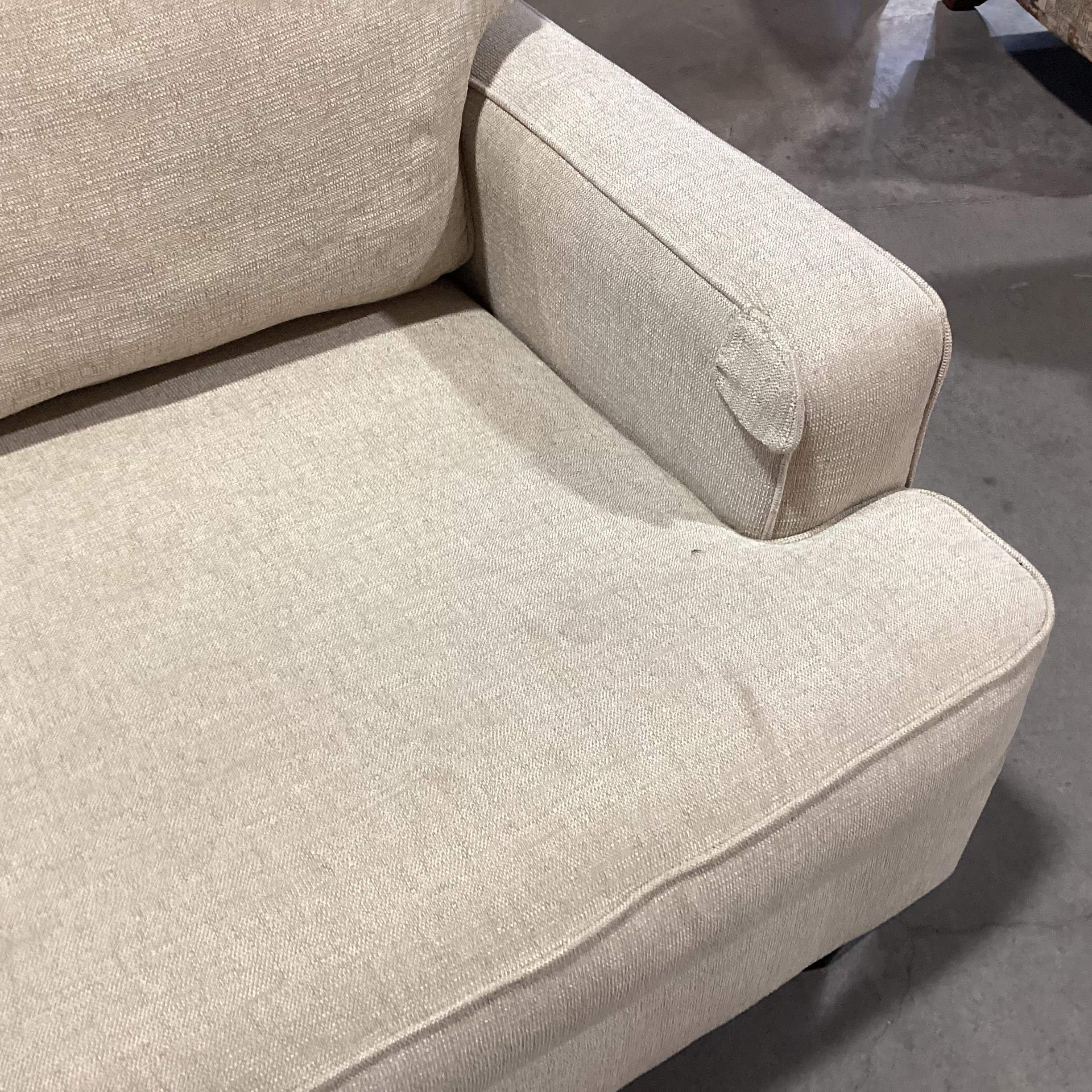 Beige Woven Queen Sleeper Sofa 85"x 38"x 37"