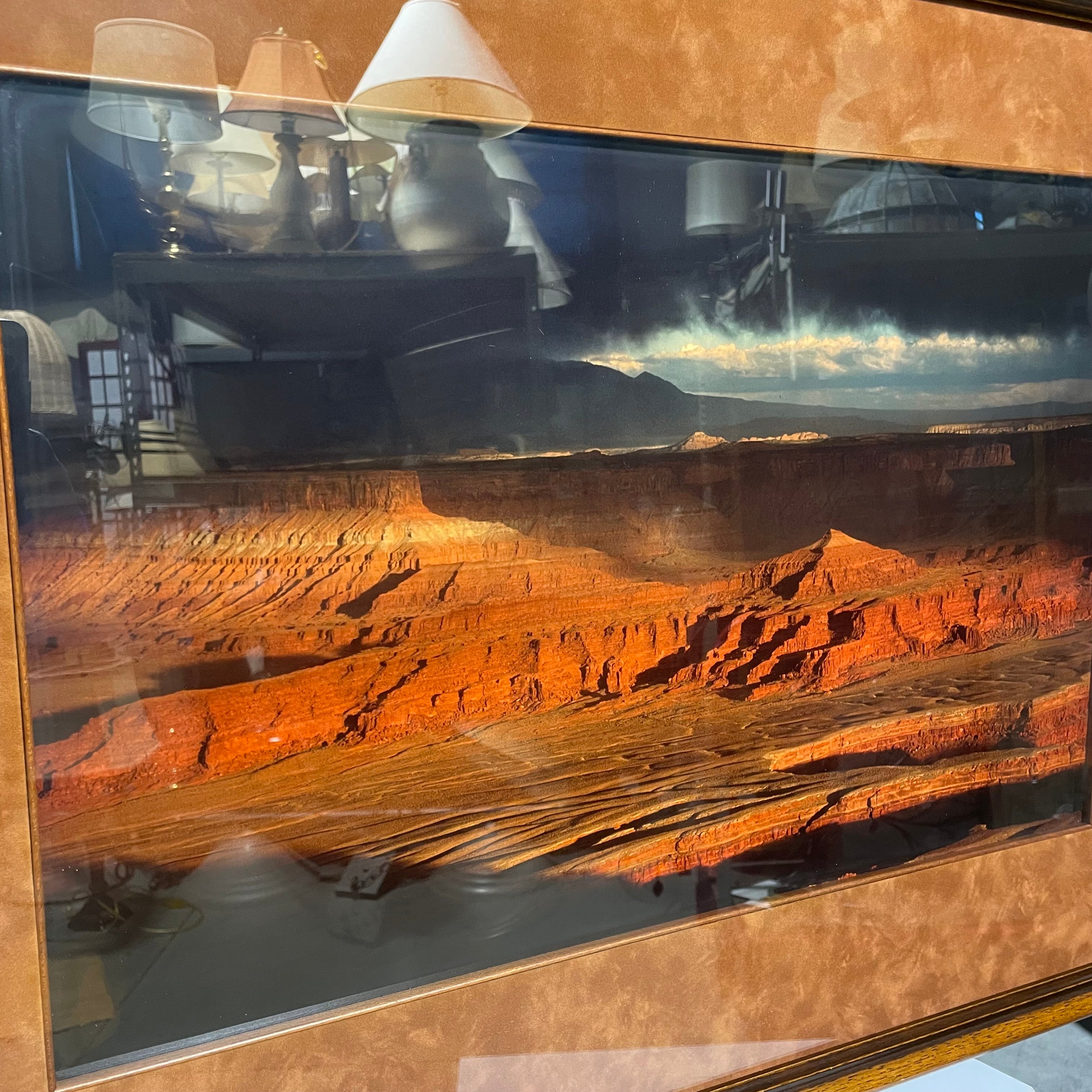 Crabtree Art "Valley Of The Pharaohs" Photograph Matted In A Wooden Frame 24 1/2" x 32"