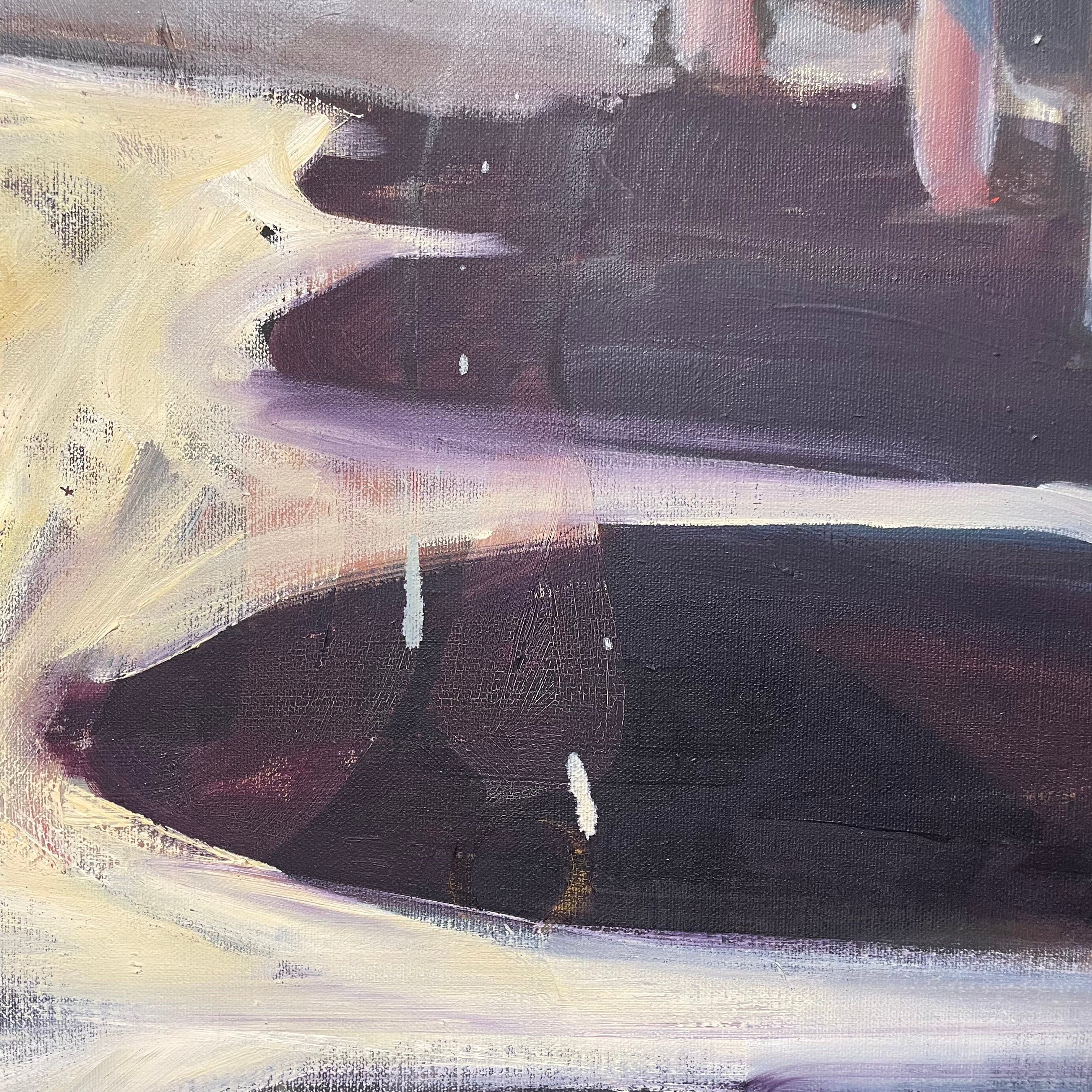 RKB Signed/ Dated Original Landscape On Framed Canvas 45 1/2" x 45 1/2"