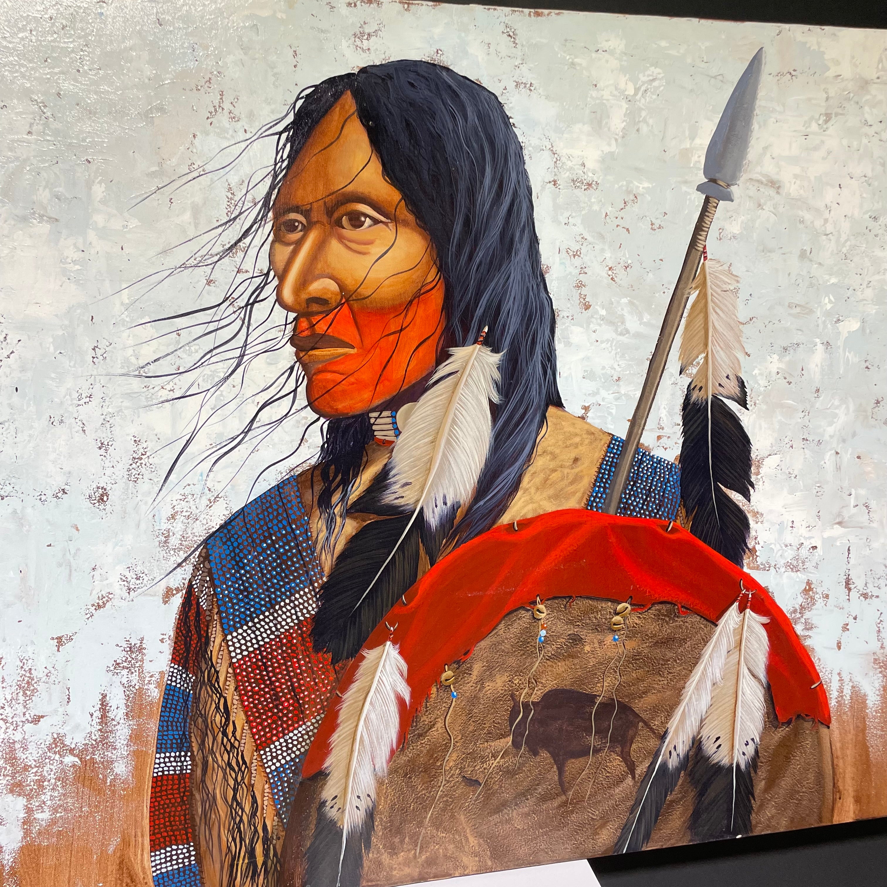 Gary Emrich Signed/Dated "Integrity" Original Painting 48" x 36"