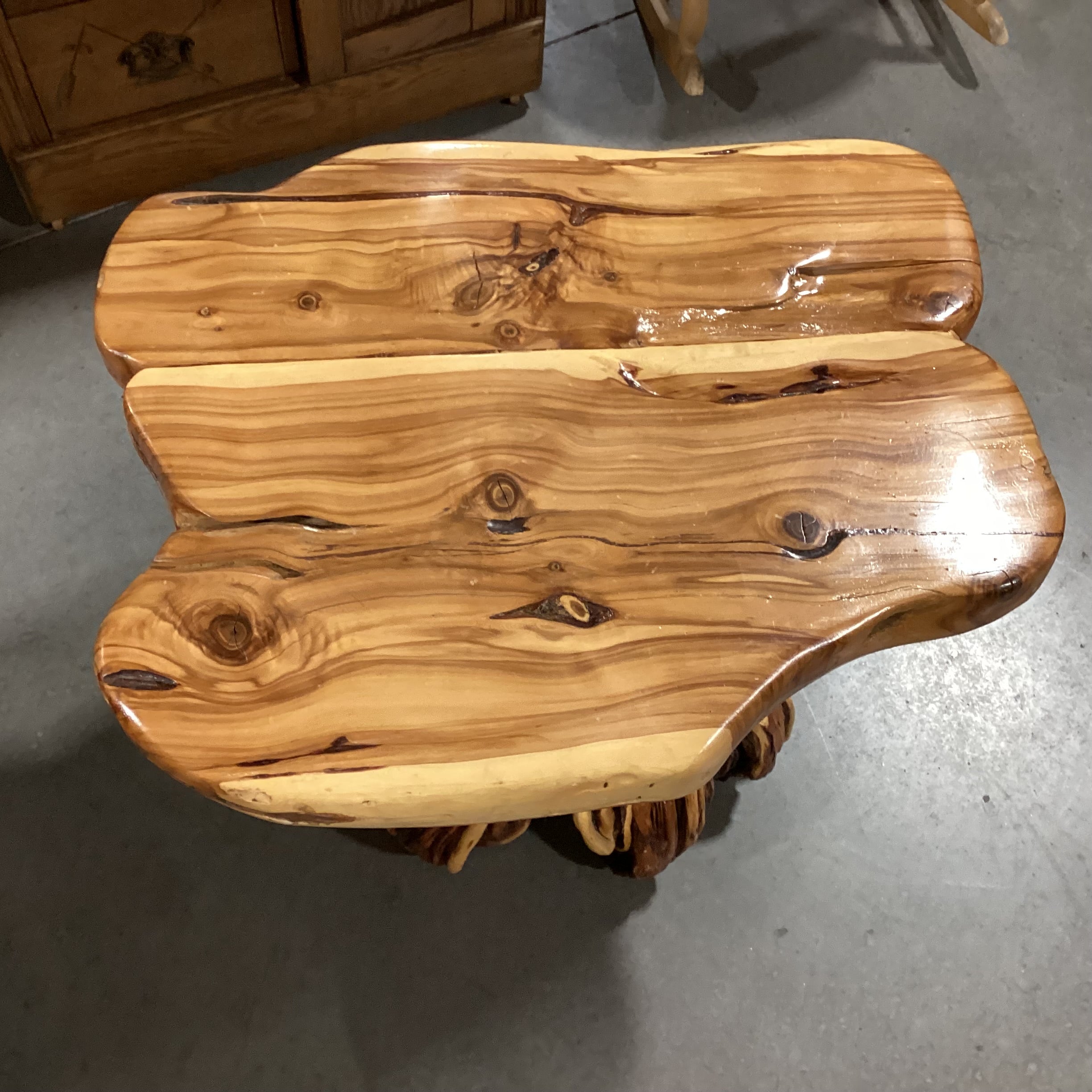 Vintage Tree Root Accent Table 27"x 23"x 25"