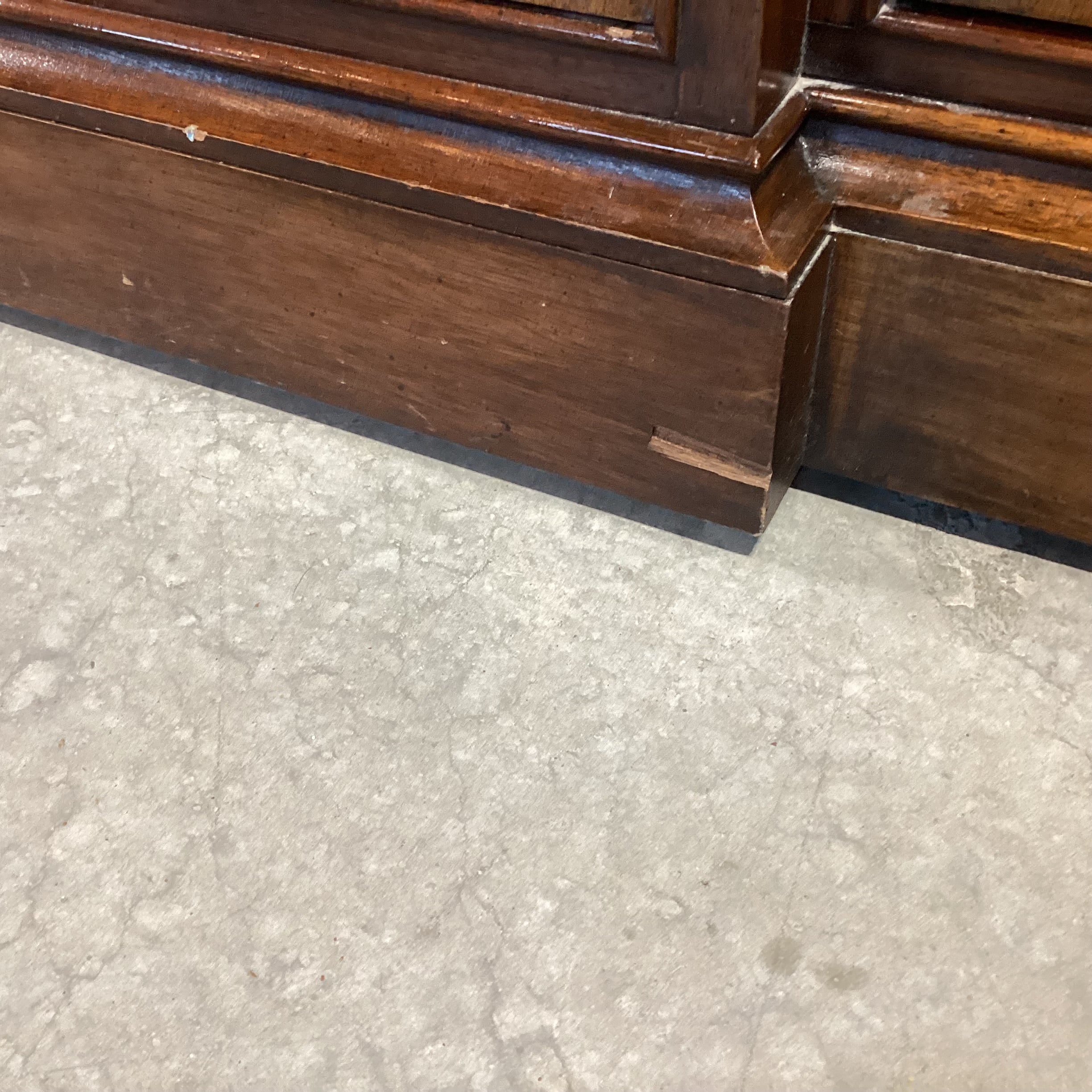 White Fine Furniture & Veneer with Finished Wood Brass Accents 6 Drawer 2 Door With Shelves Credenza 70.5"x 17.5"x 32.5"