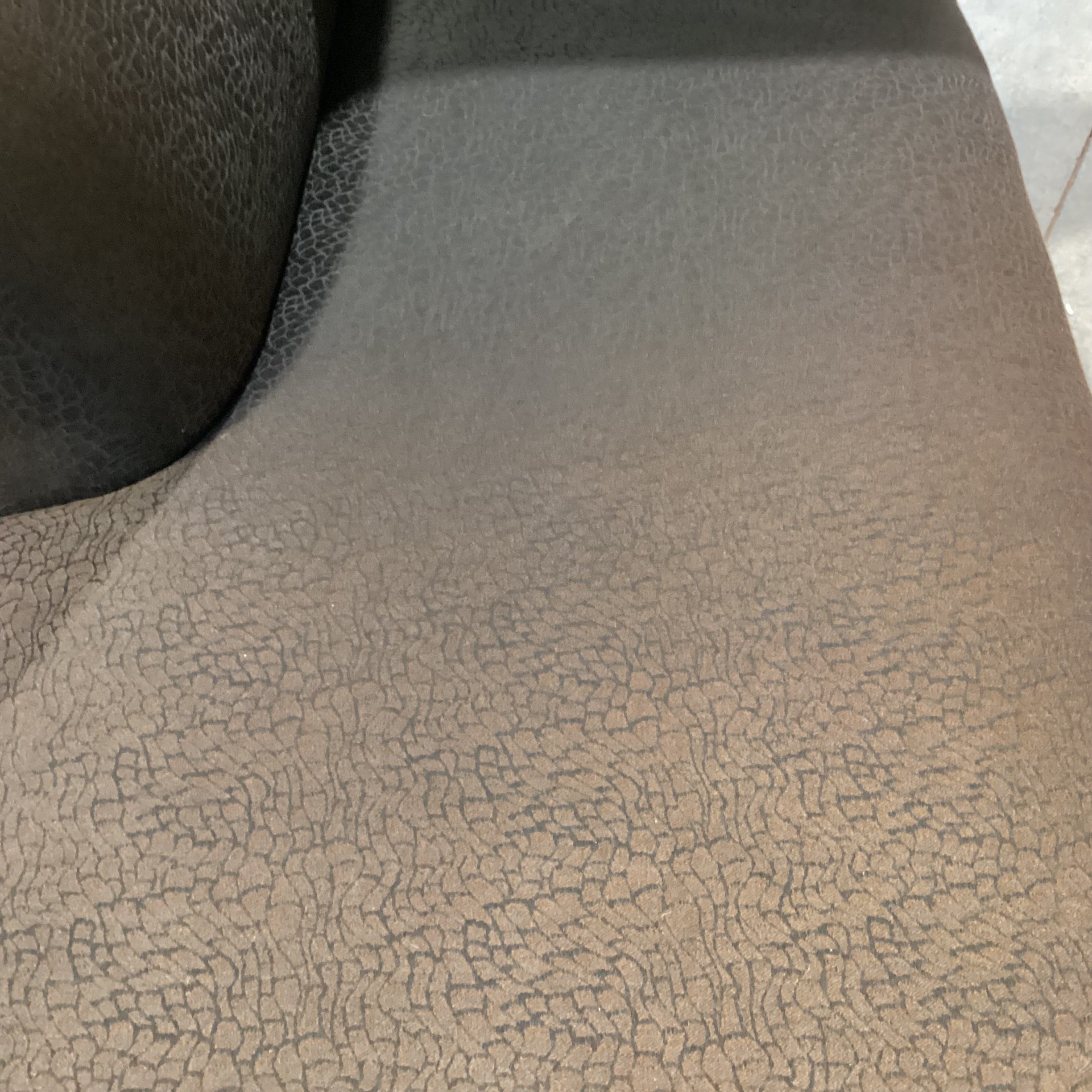 Textured Brown Modern Chaise Lounge Sofa 62"x 35"x 36"