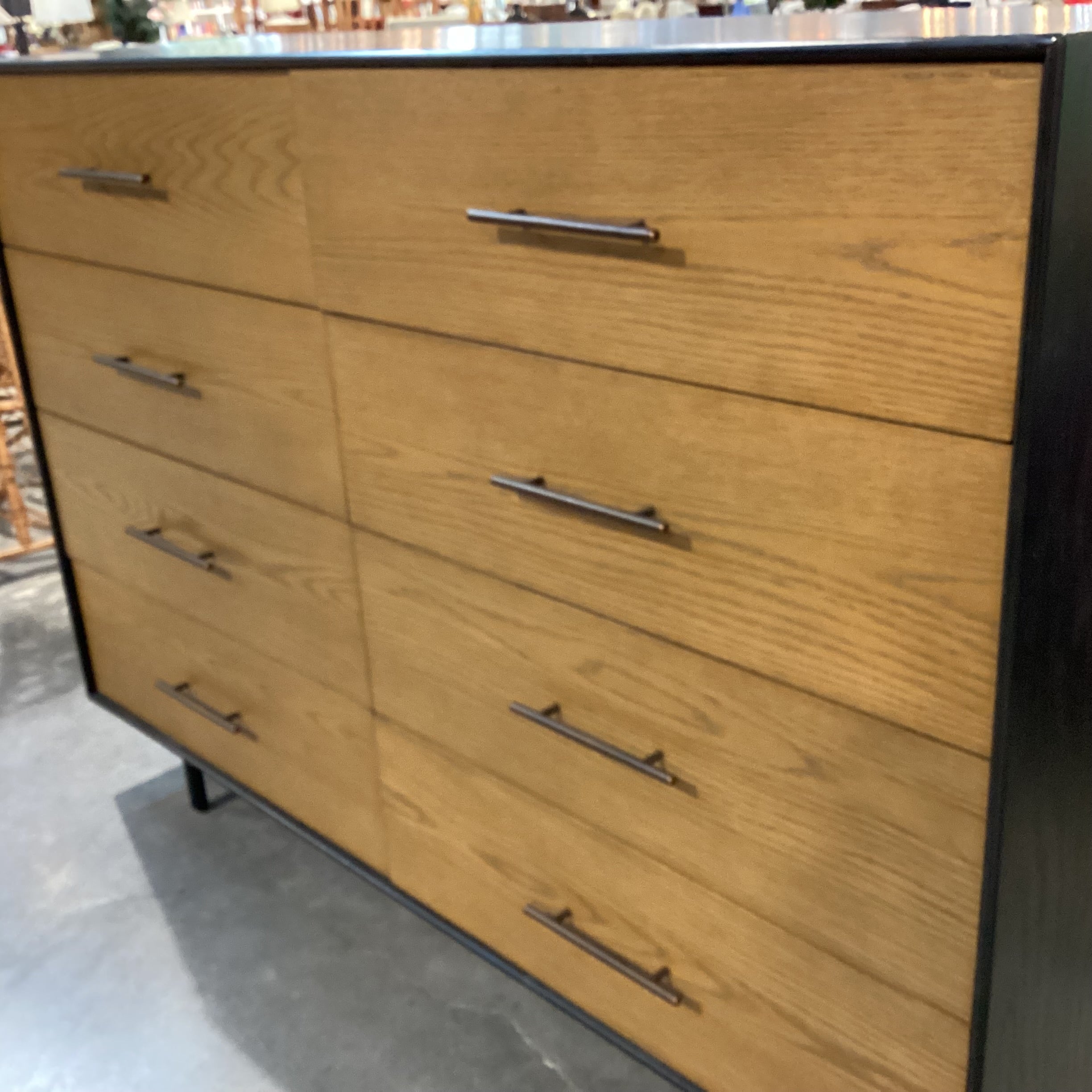 Four Hands 2 Tone Wood August 8 Drawer Dresser 59"x 19"x 43"