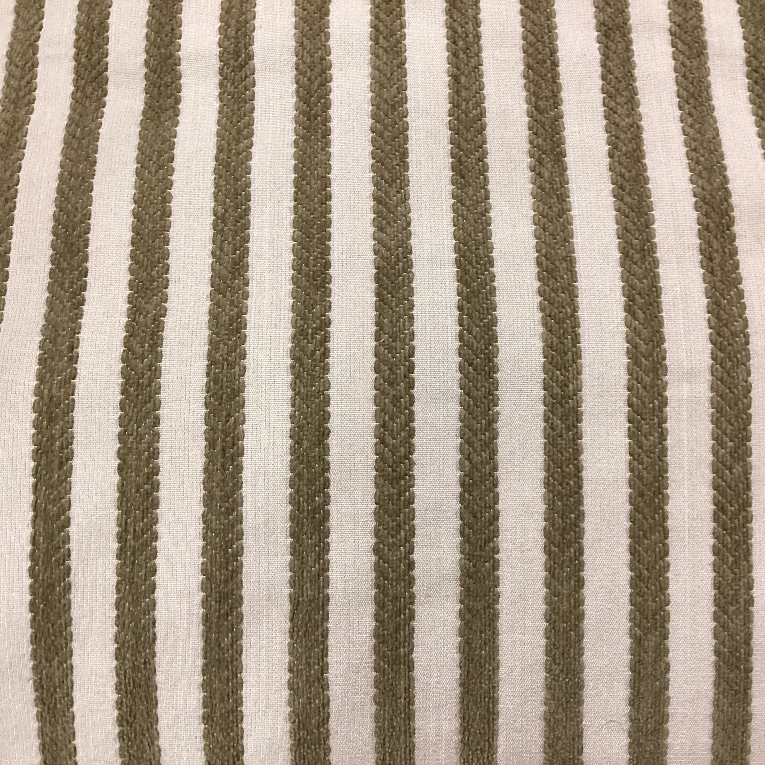 J J Custom Gold & Sage Raised Braided Stripe Down Mix Upholstered Chair 40"x 42"x 35"